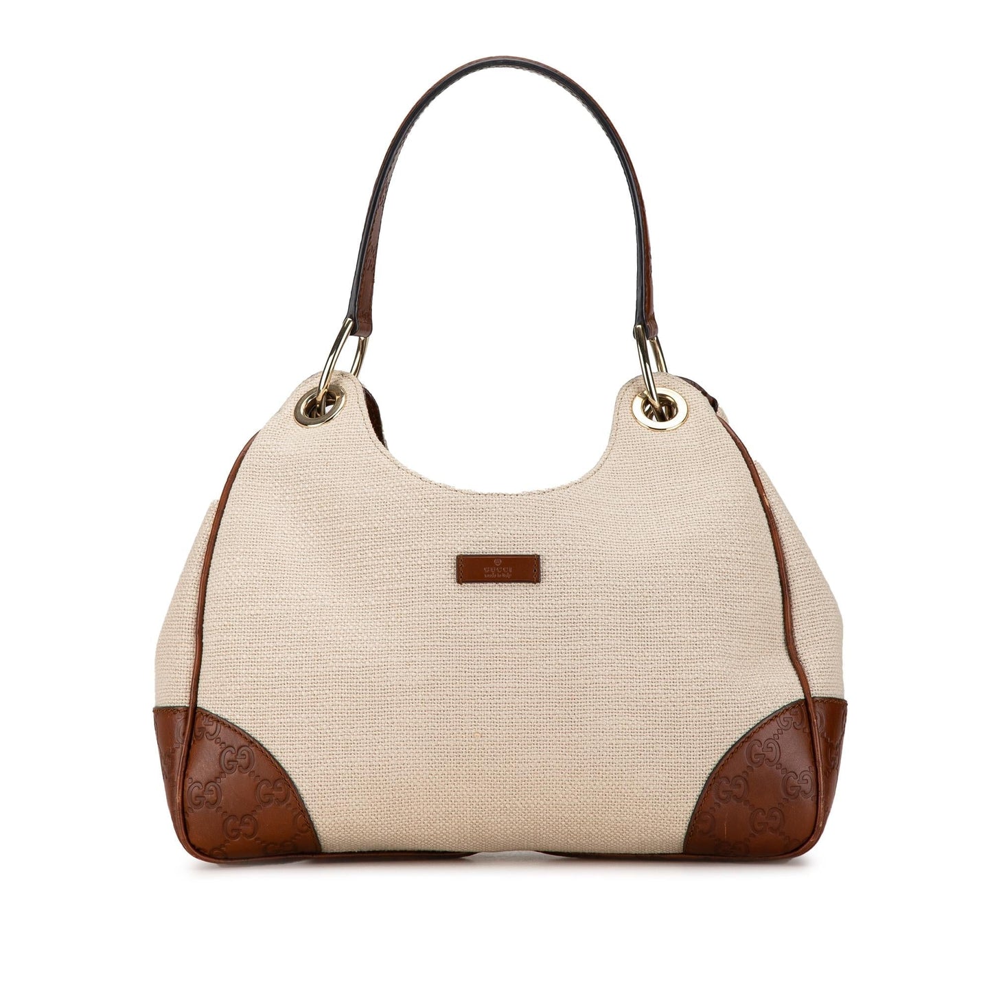 Gucci Guccissima SHG-PHppqi Canvas Calf Brown Tote Bag