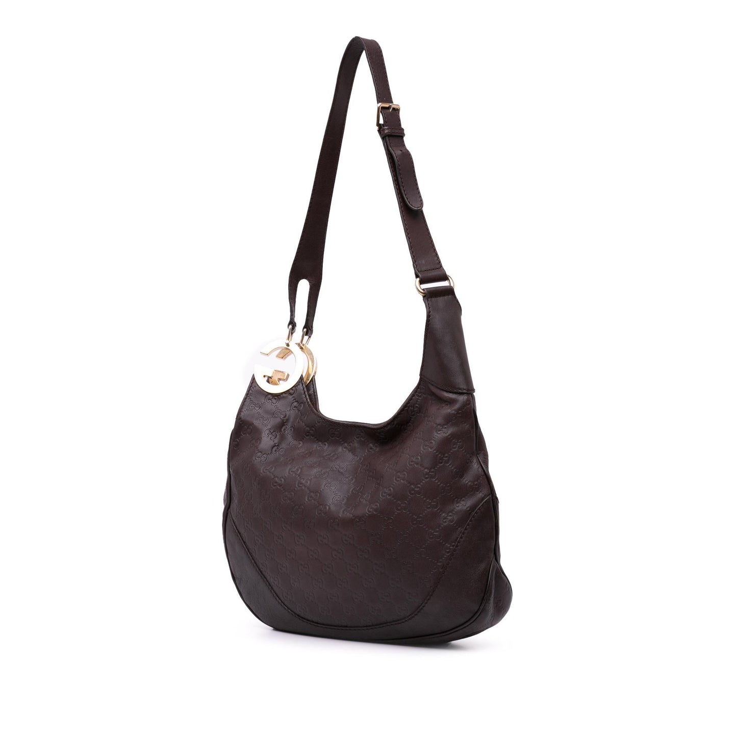 Gucci Guccissima Charlotte Calf Brown Crossbody Bag