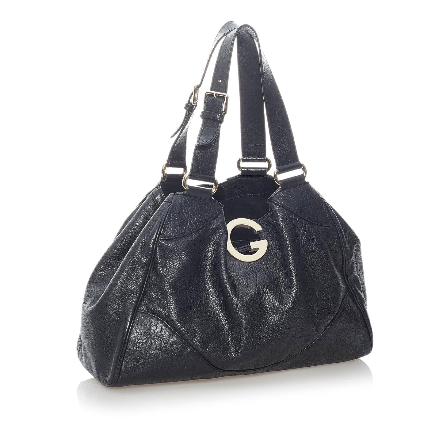 Gucci Guccissima Charlotte SHG Calf Black Shoulder Bag