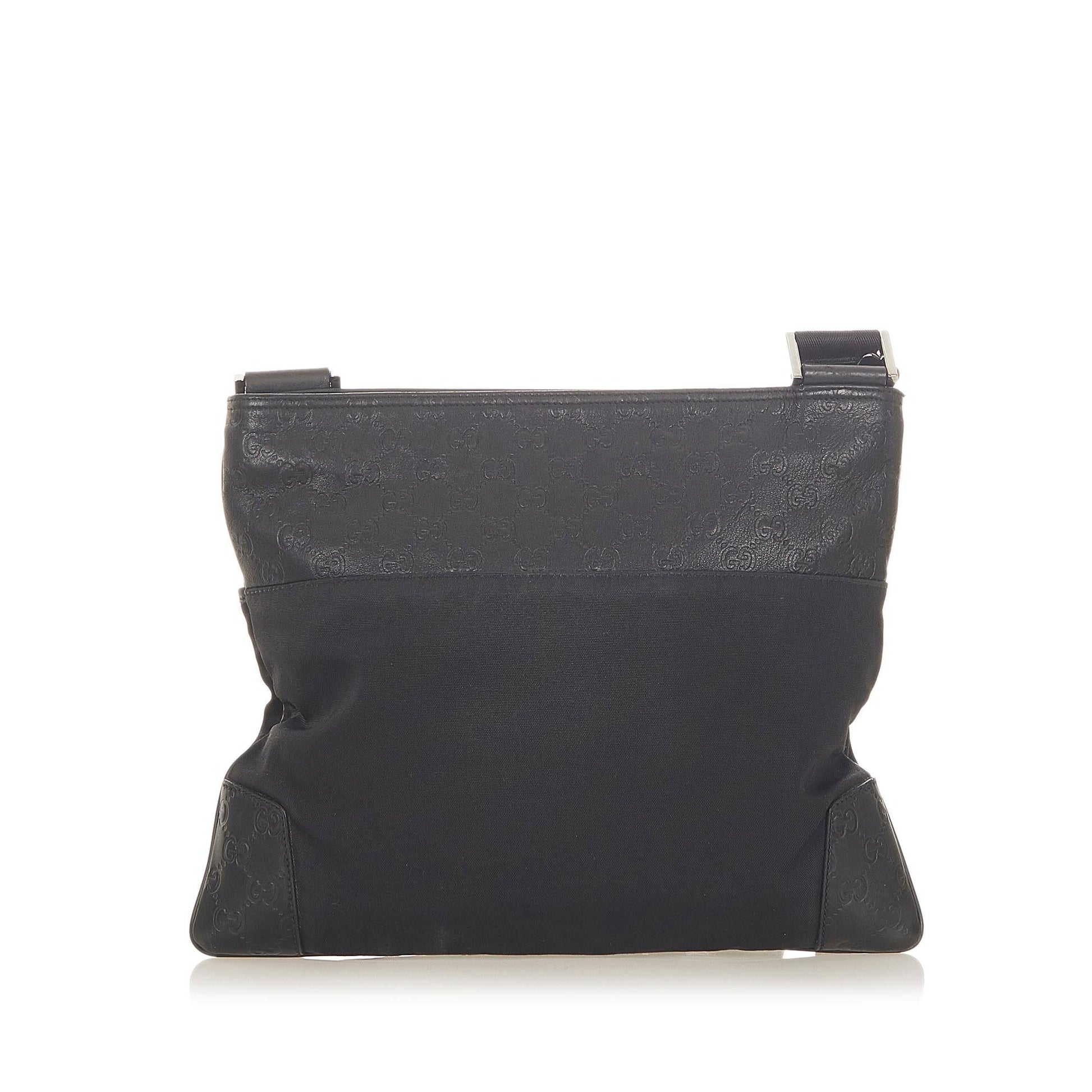 Gucci Guccissima SHG Canvas Black Crossbody Bag
