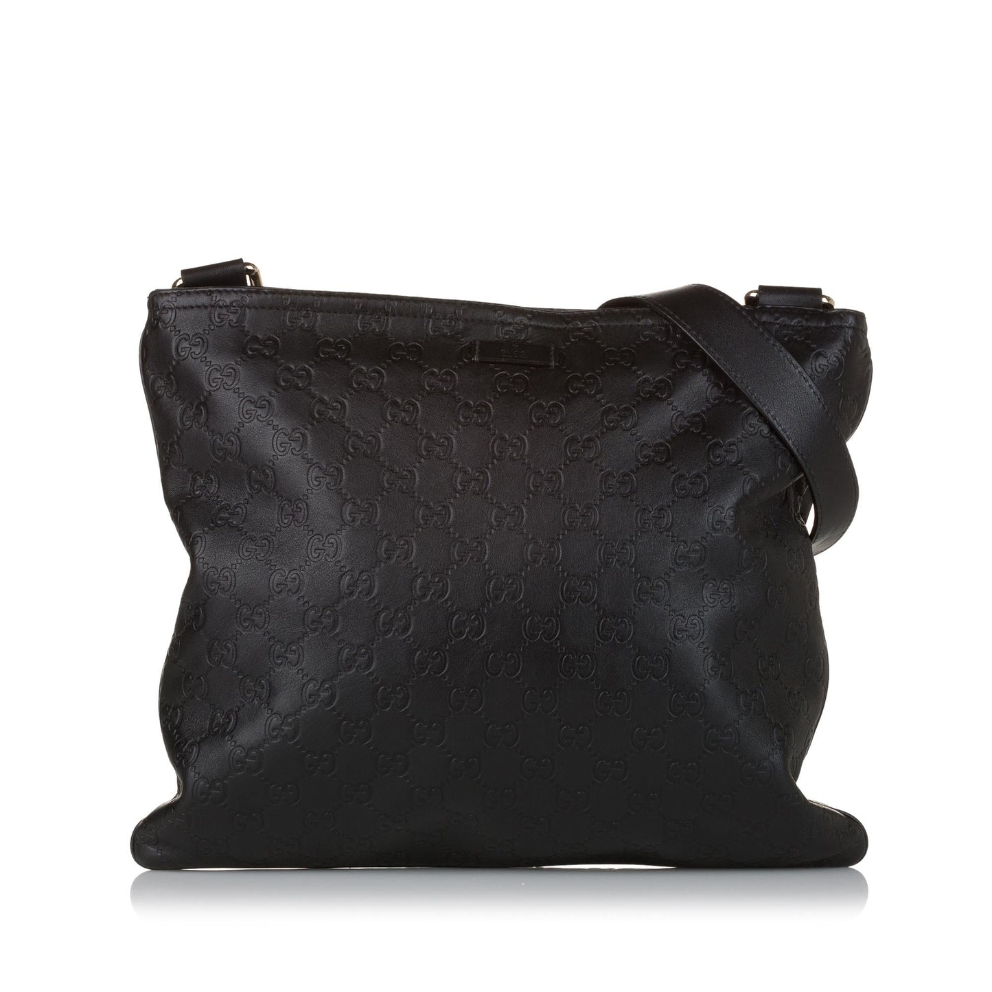 Gucci Guccissima SHG Calf Black Crossbody Bag Bag Shg