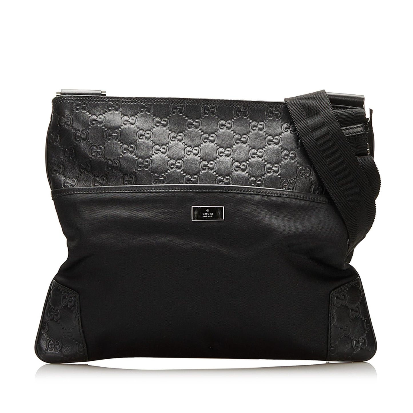 Gucci Guccissima SHG Nylon Black Crossbody Bag