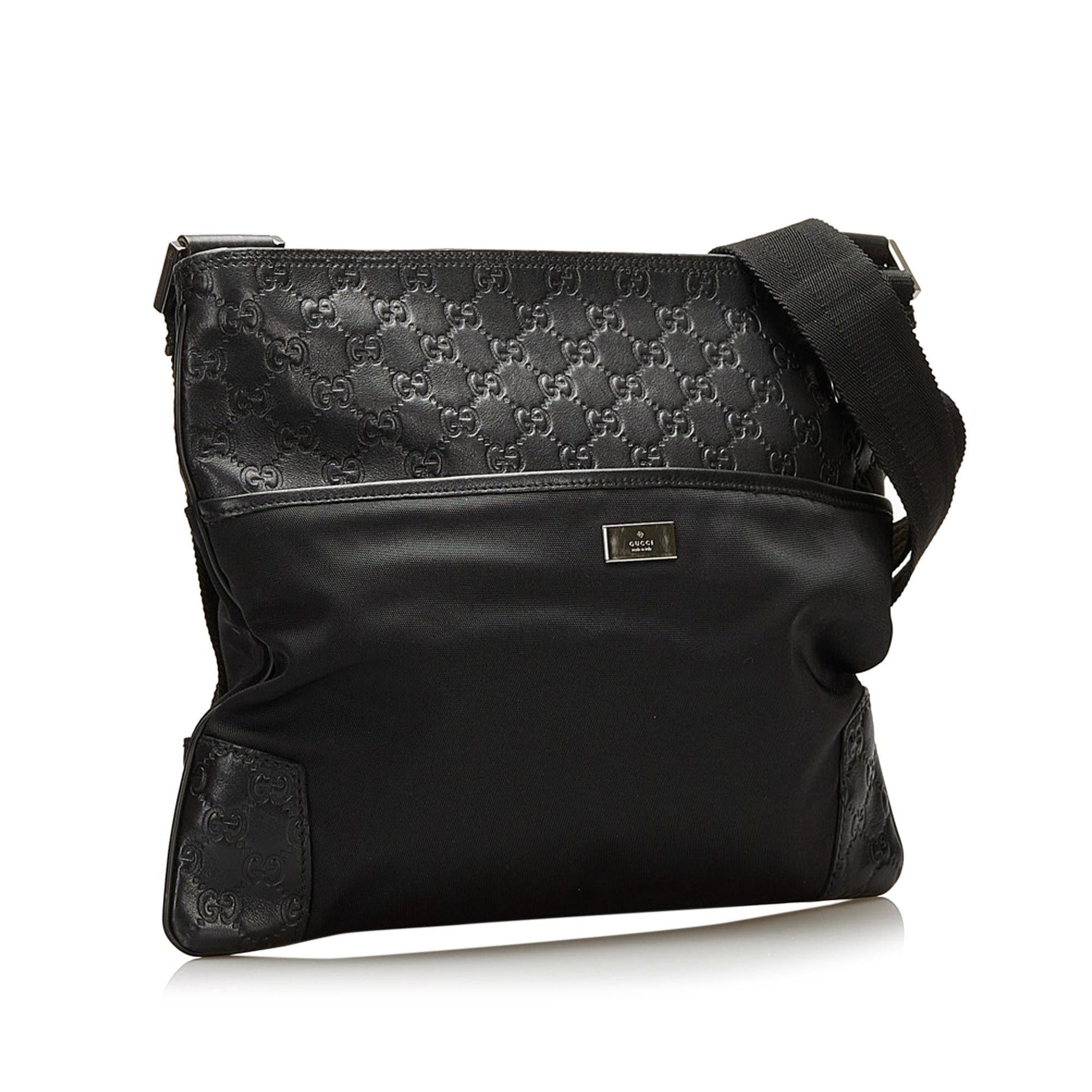 Gucci Guccissima SHG Nylon Black Crossbody Bag