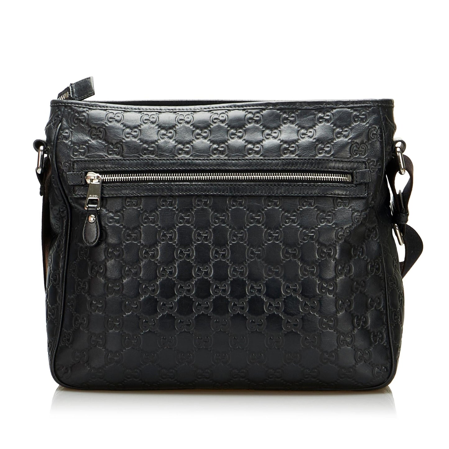 Gucci Guccissima SHG-p3IyZu Calf Black Crossbody Bag