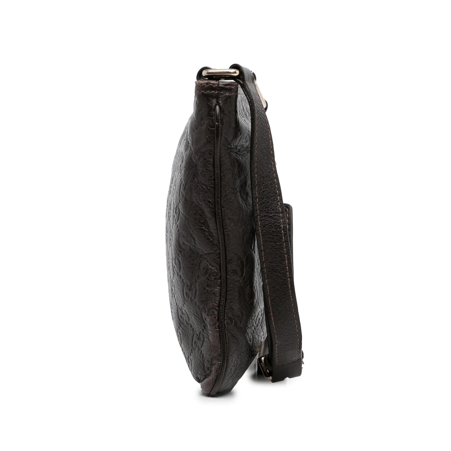 Gucci Guccissima SHG-vxGfe2 Calf Brown Crossbody Bag