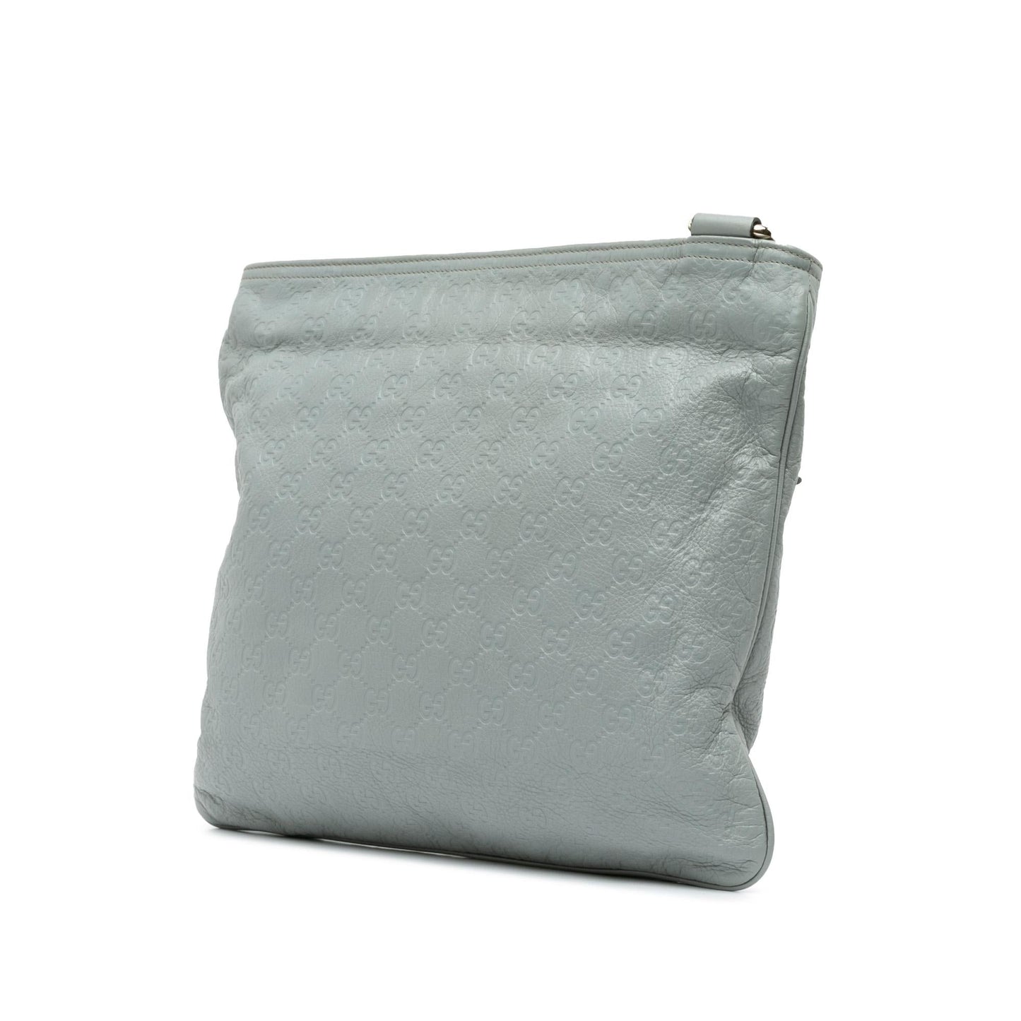 Gucci Guccissima Calf Grey Crossbody Bag Crossbody 3