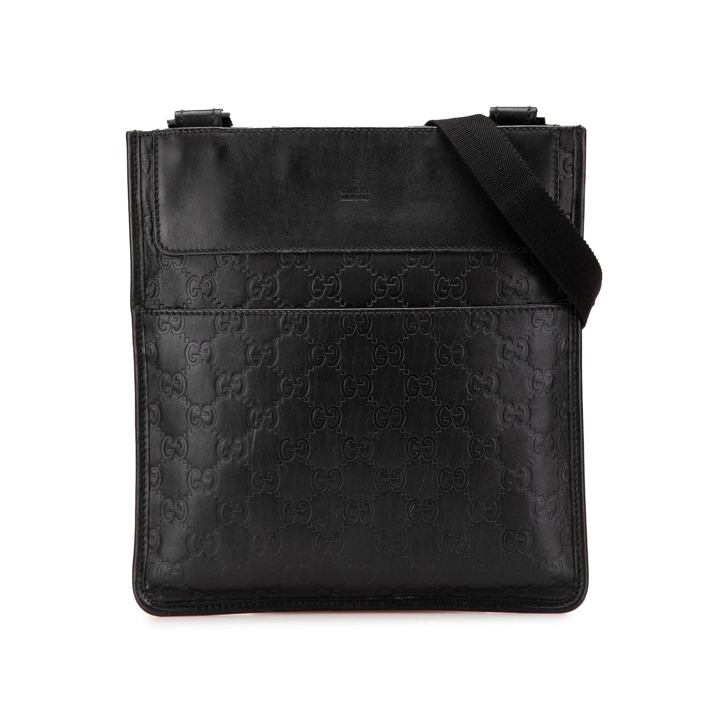 Gucci Guccissima Calf Black Crossbody Bag