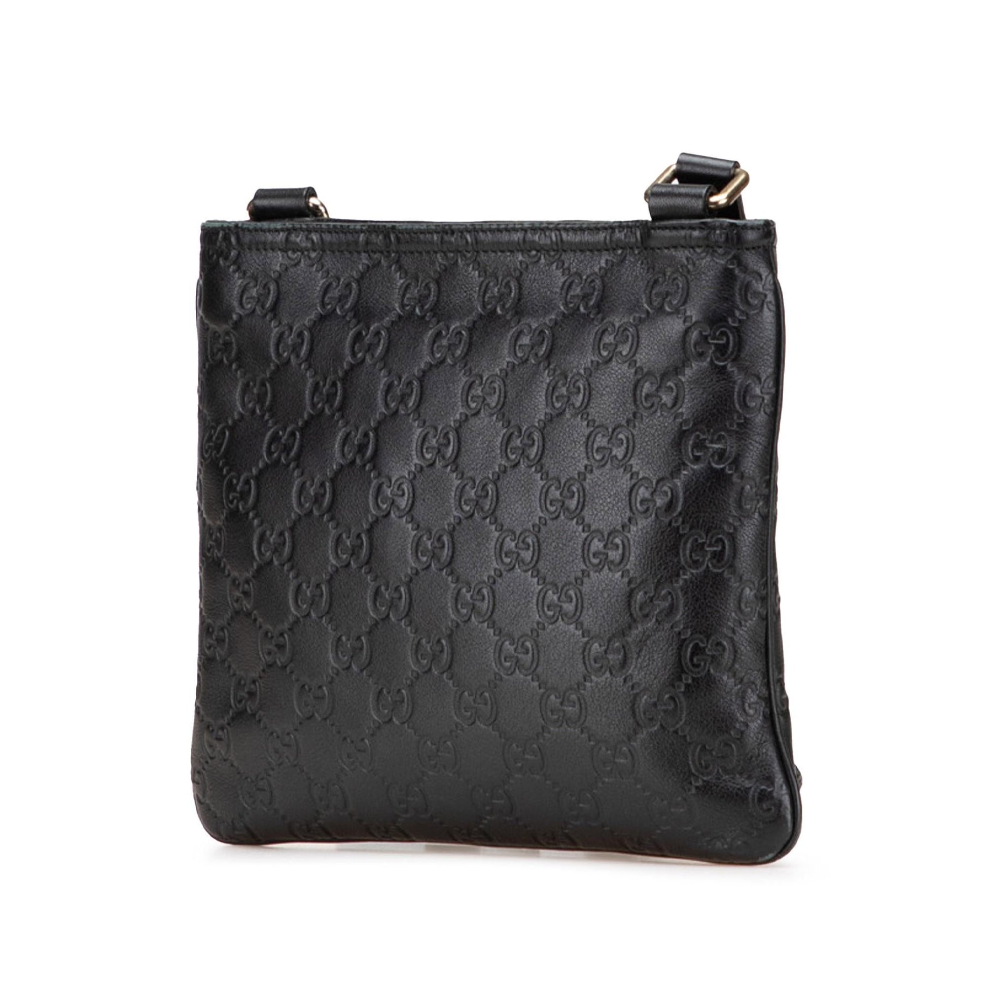 Gucci Guccissima Calf Black Crossbody Bag Crossbody 7