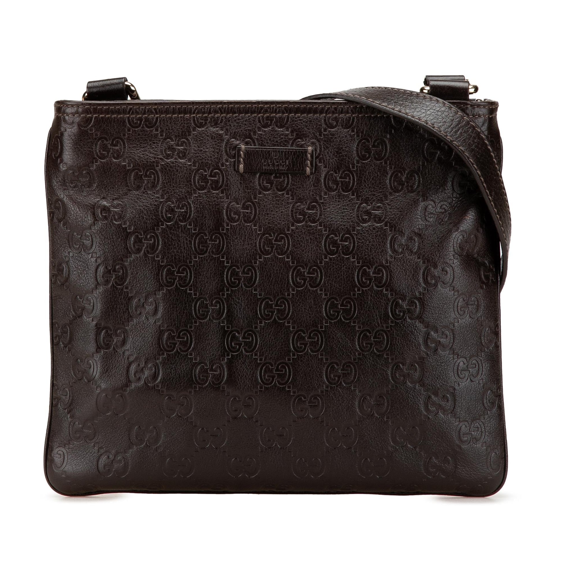 Gucci Guccissima Calf Brown Crossbody Bag Crossbody 9