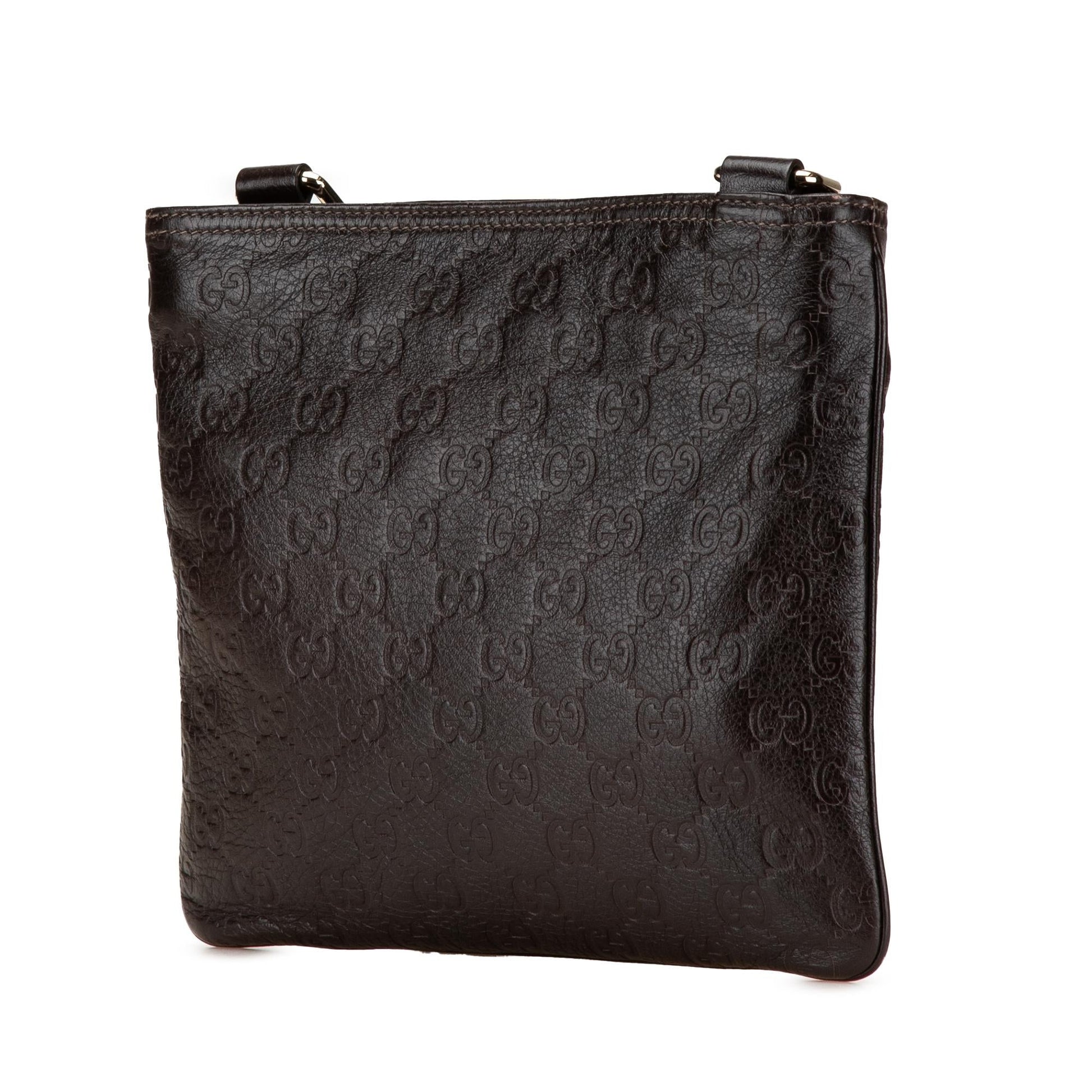 Gucci Guccissima Calf Brown Crossbody Bag Crossbody 13