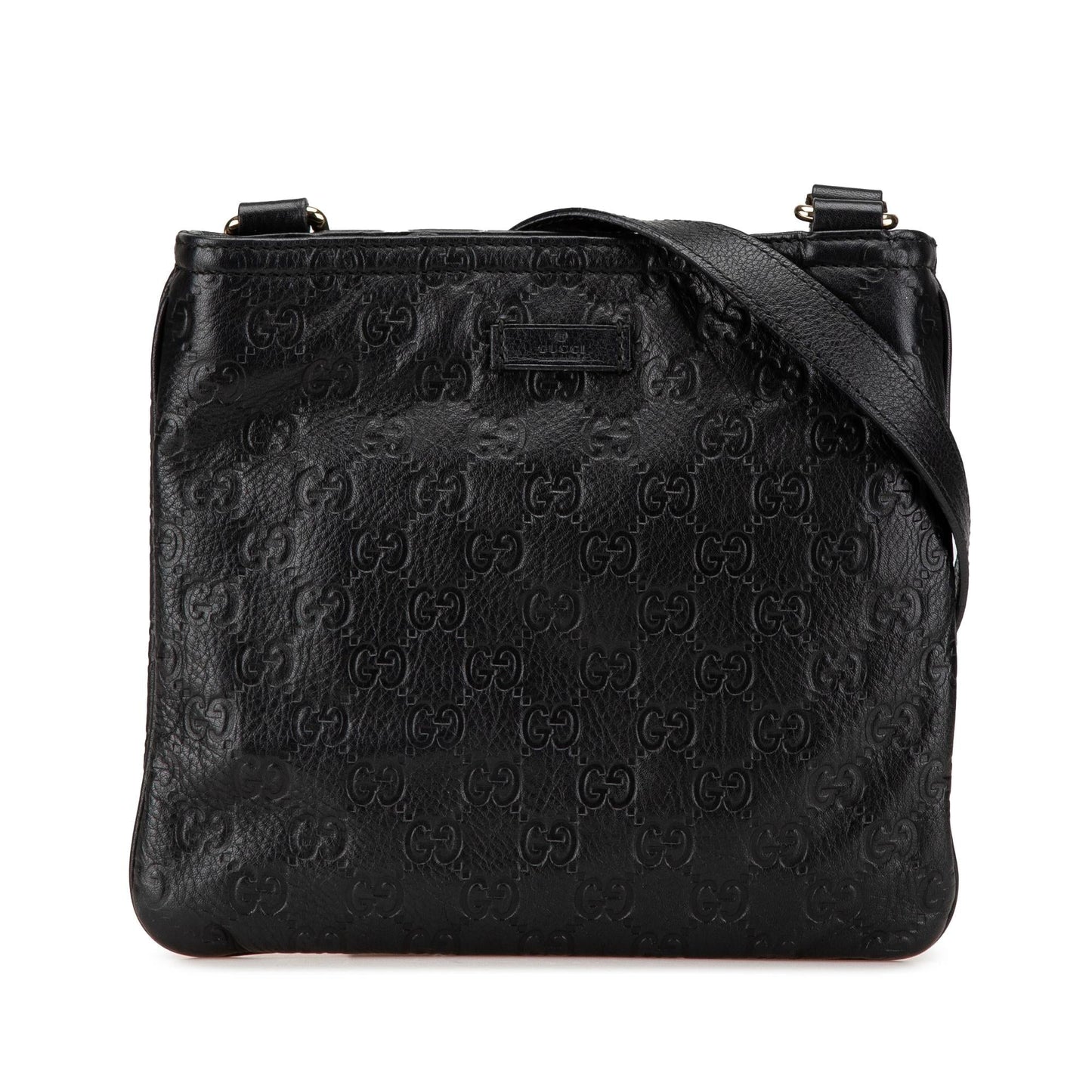 Gucci Guccissima Calf Black Crossbody Bag Crossbody 15