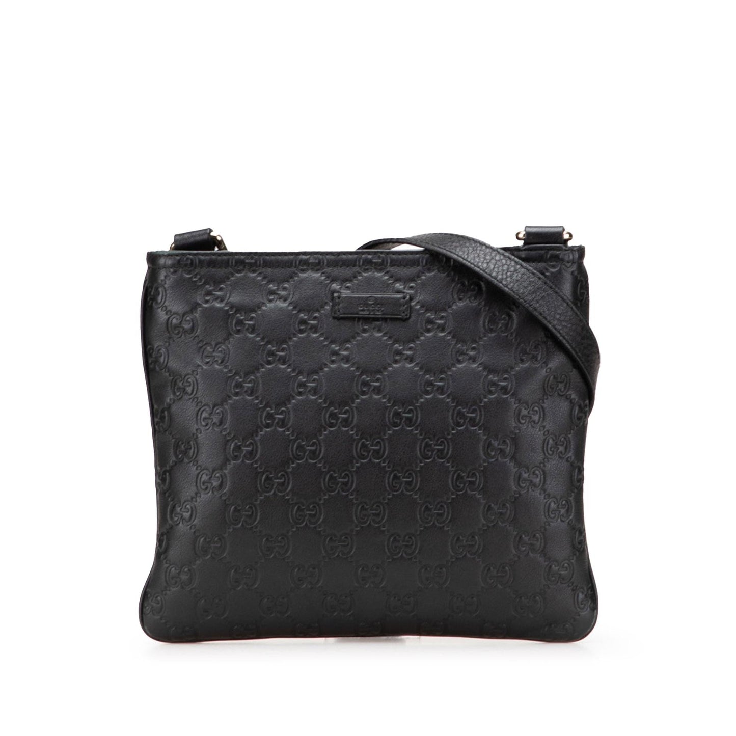 Gucci Guccissima Calf Black Crossbody Bag Crossbody 16