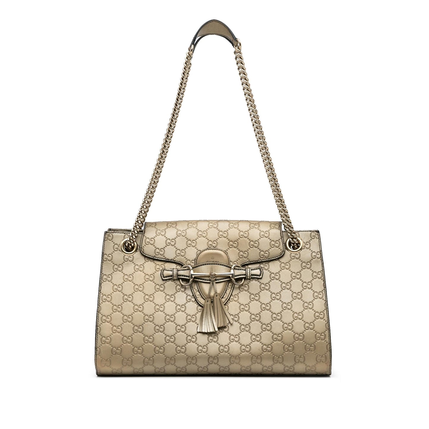 Gucci Guccissima Emily SHG-RFwiJ3 Calf Gold Shoulder Bag