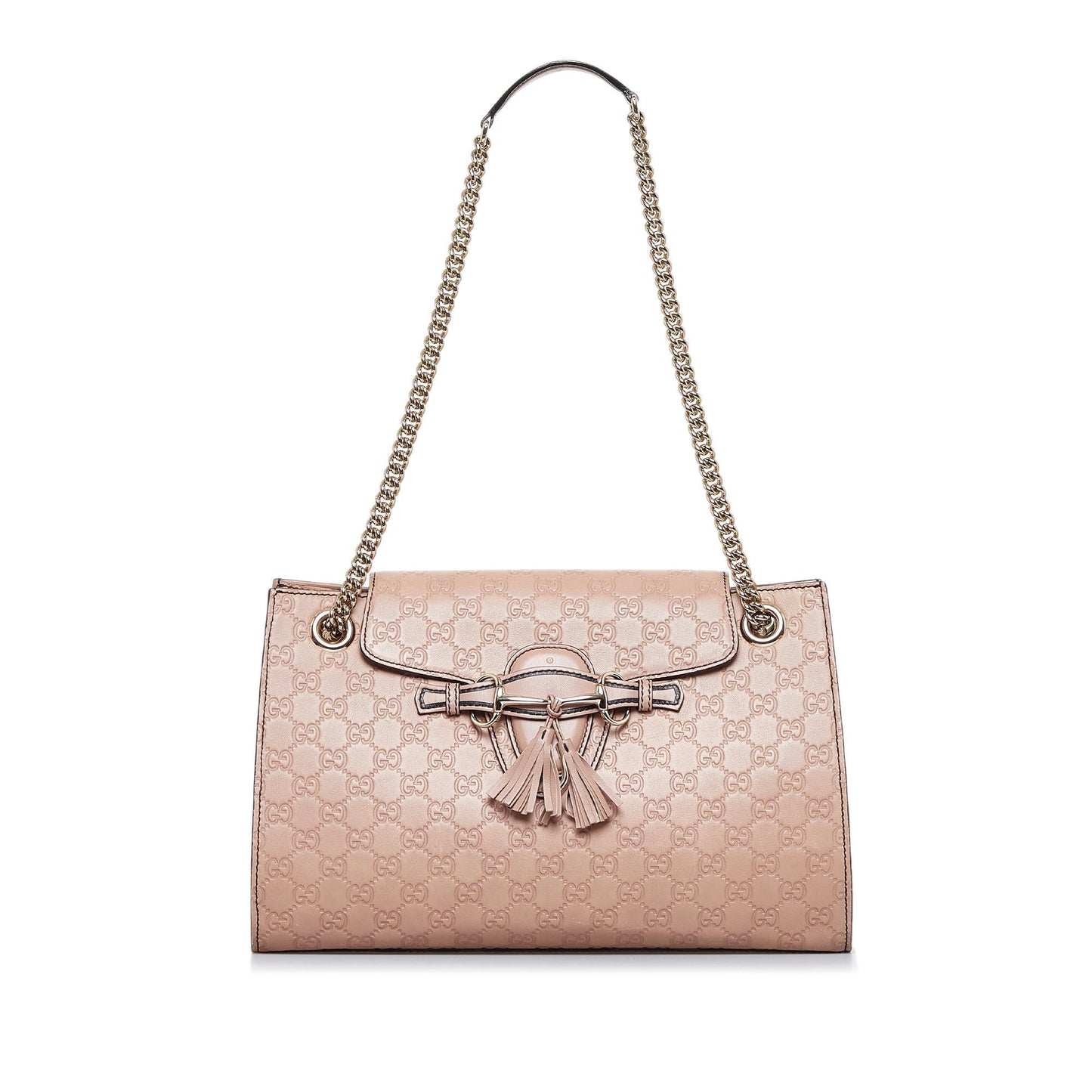 Gucci Guccissima Emily SHG-w0AWuz Calf Pink Shoulder Bag