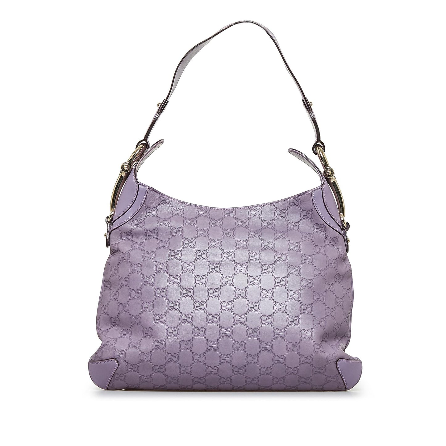 Gucci Guccissima Horsebit Creole SHG-lpn8Nv Calf Shoulder Bag