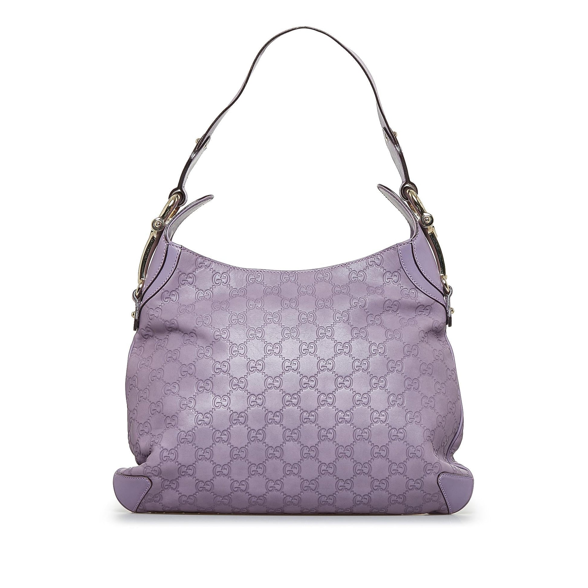Gucci Guccissima Horsebit Creole SHG-lpn8Nv Calf Shoulder Bag