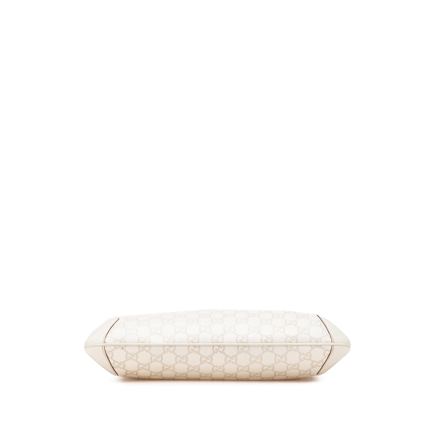 Gucci Guccissima Horsebit Creole Calf White Shoulder Bag Hobo 1