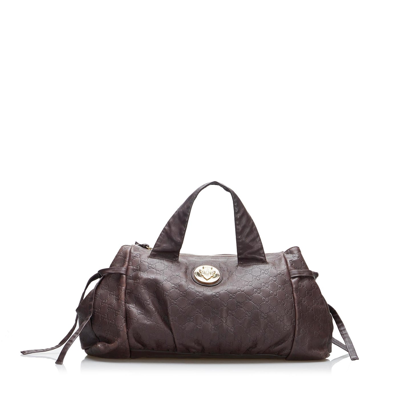 Gucci Guccissima Hysteria SHG-yscHYb Calf Brown Satchel Bag