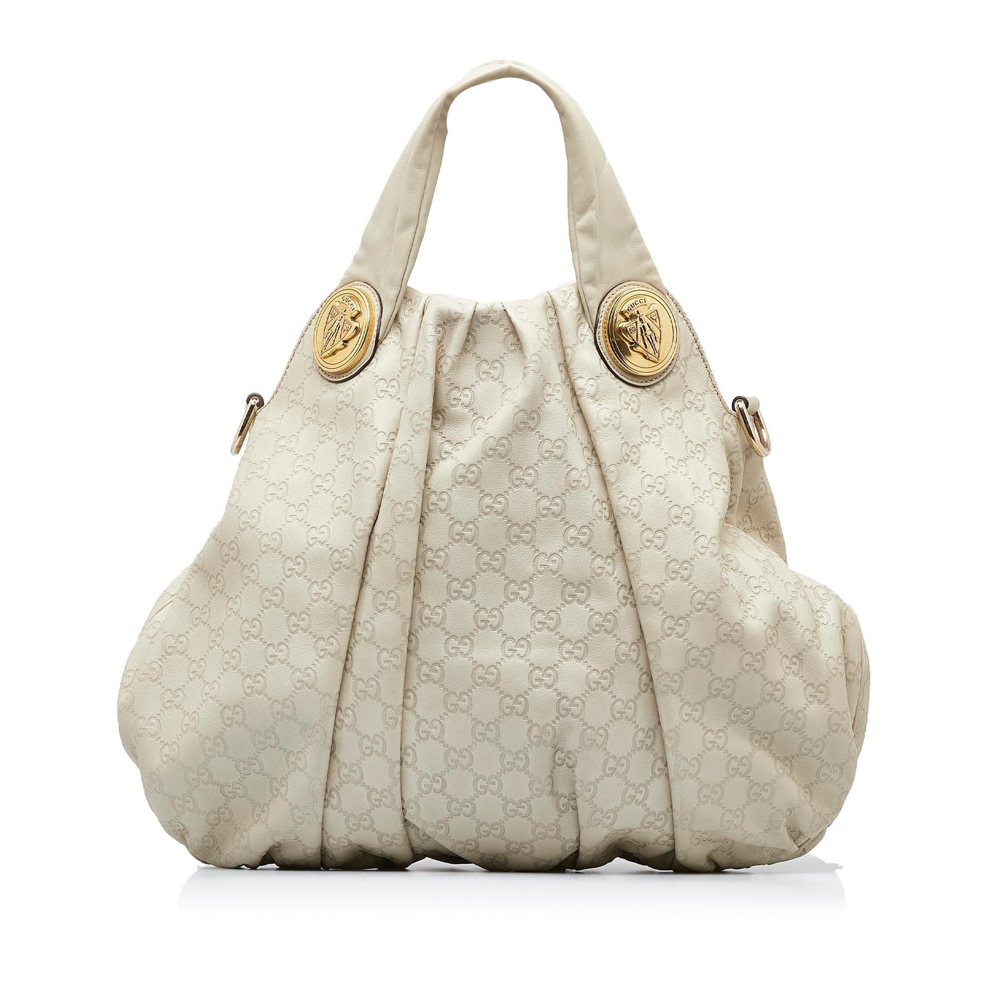 Gucci Guccissima Hysteria SHG-B1xm92 Calf White Satchel Bag