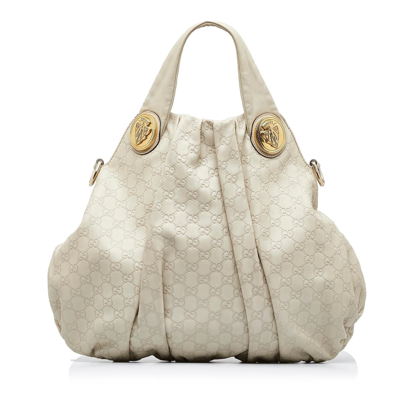 Gucci Guccissima Hysteria SHG-B1xm92 Calf White Satchel Bag