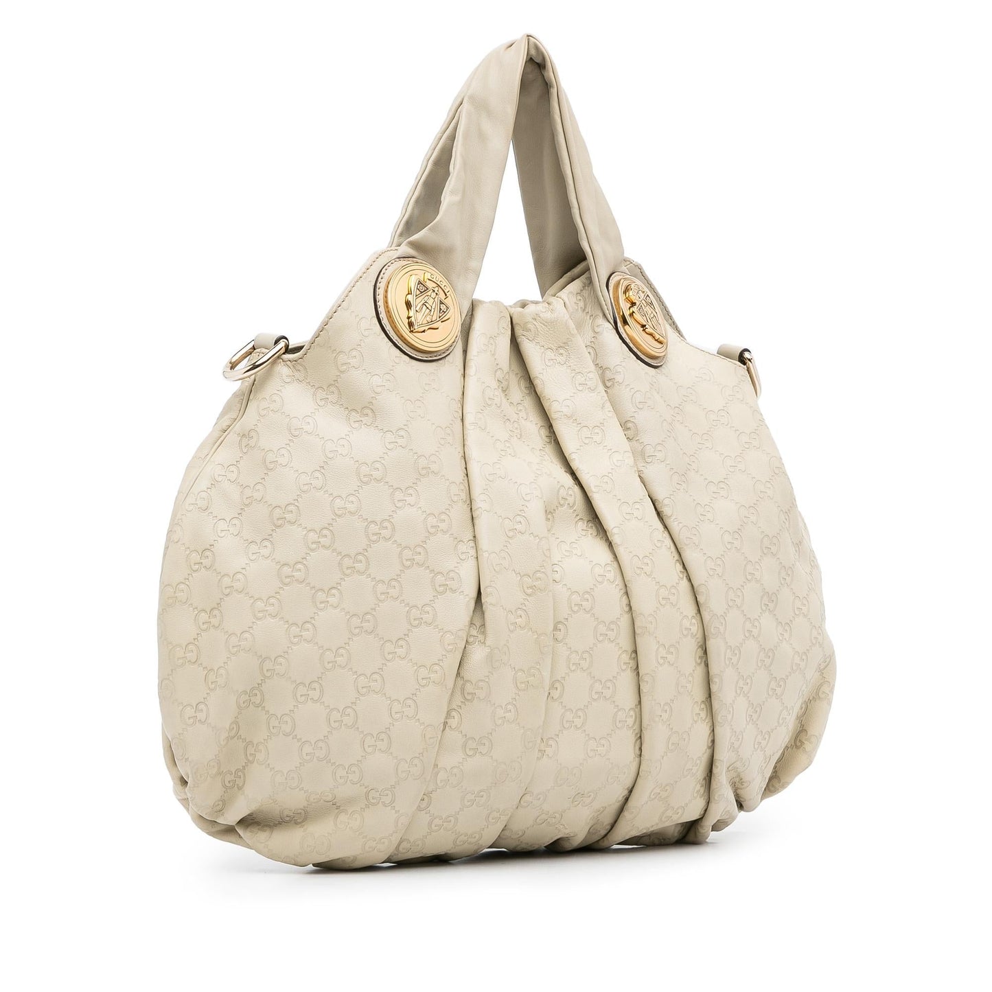 Gucci Guccissima Hysteria SHG-TSbKSP Calf White Satchel Bag