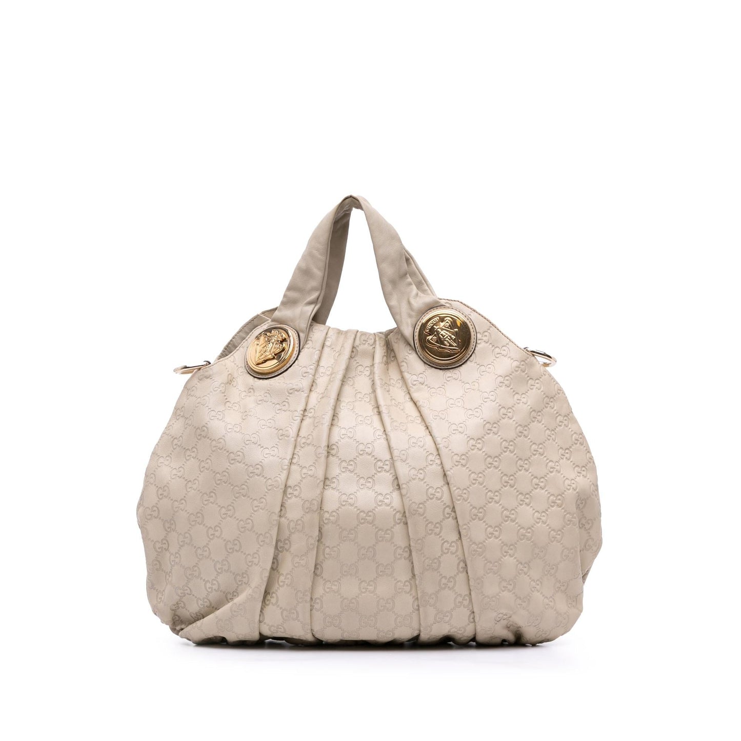 Gucci Guccissima Hysteria Calf Brown Satchel Bag