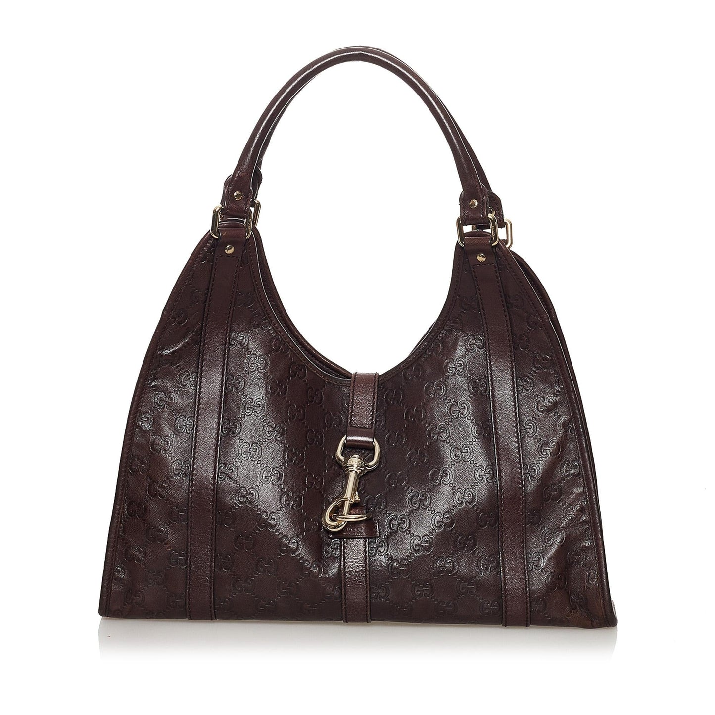 Gucci Guccissima Jackie SHG Calf Brown Shoulder Bag