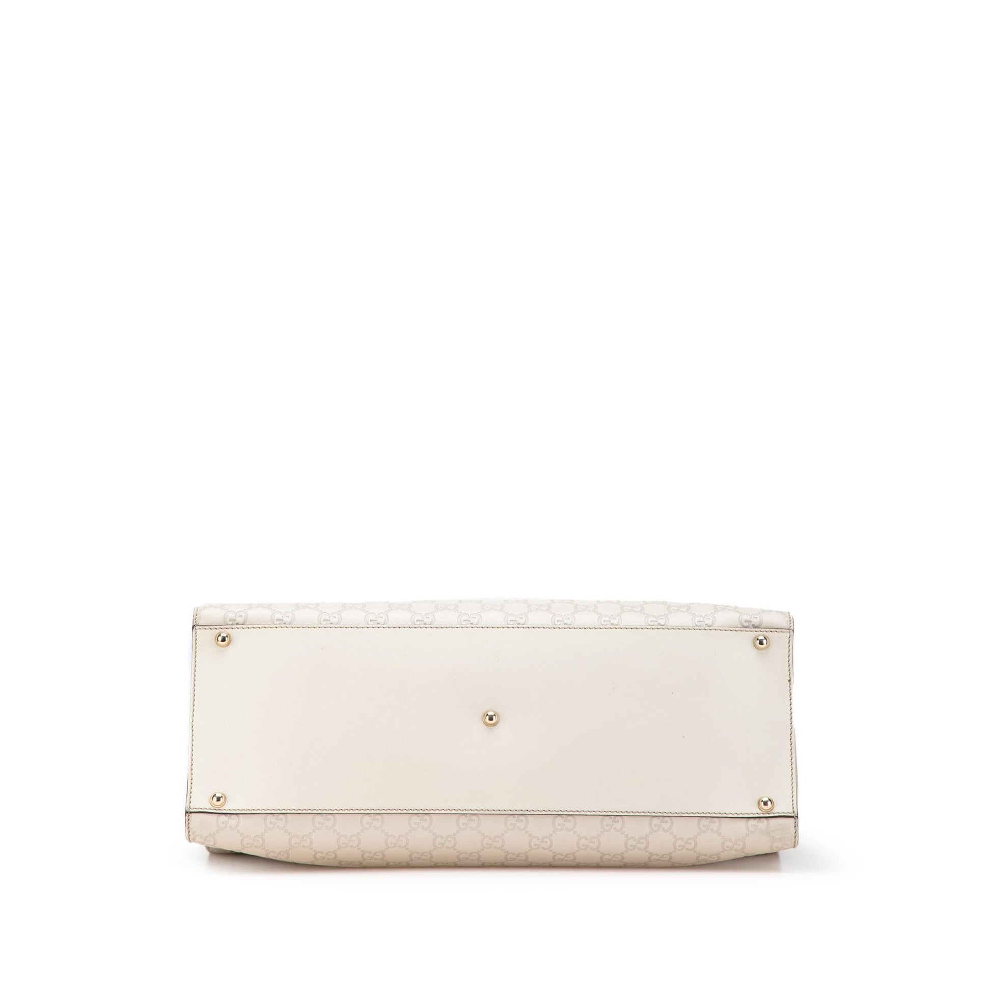 Gucci Guccissima Jackie Calf White Tote Bag
