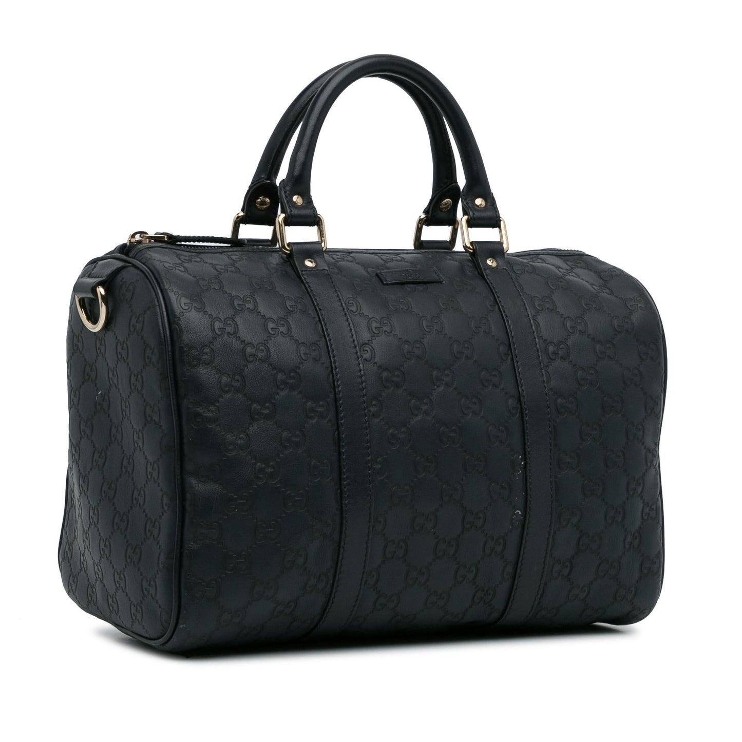 Gucci Guccissima Joy Boston SHG-rQpRz8 Calf Black Satchel Bag