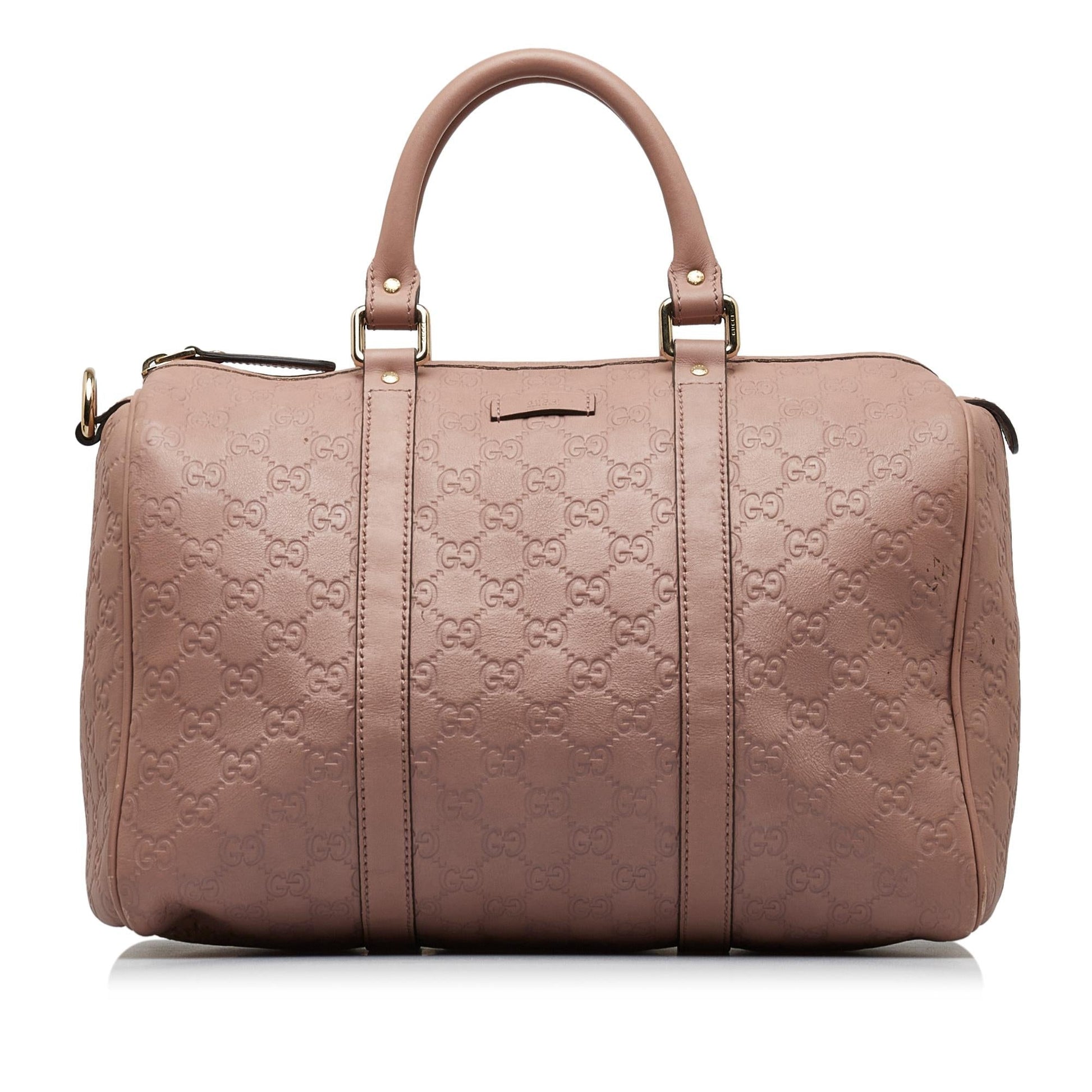 Gucci Guccissima Joy Boston SHG-mVKLj3 Calf Pink Satchel Bag