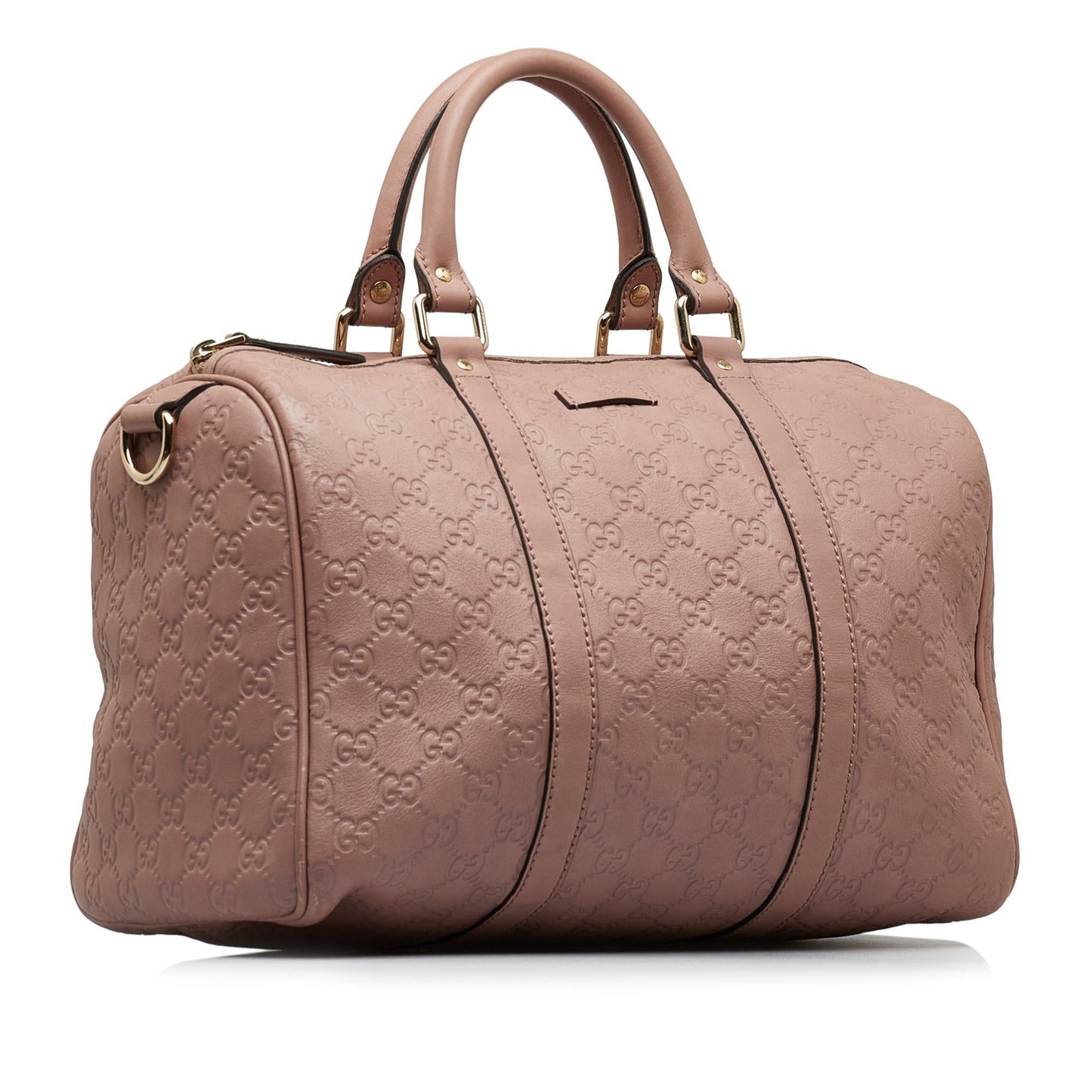 Gucci Guccissima Joy Boston SHG-mVKLj3 Calf Pink Satchel Bag