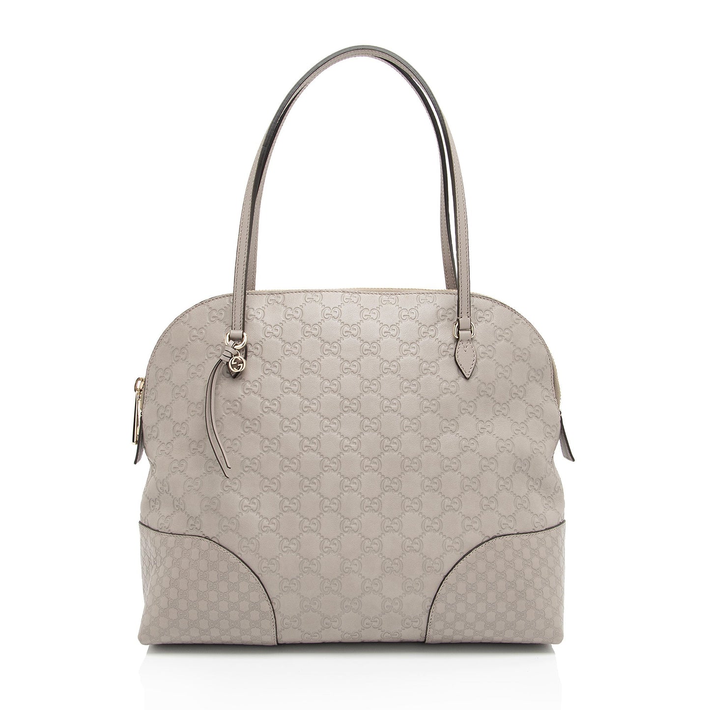 Gucci Guccissima Bree SHF-qXXyCM Leather Grey Small Shoulder Bag