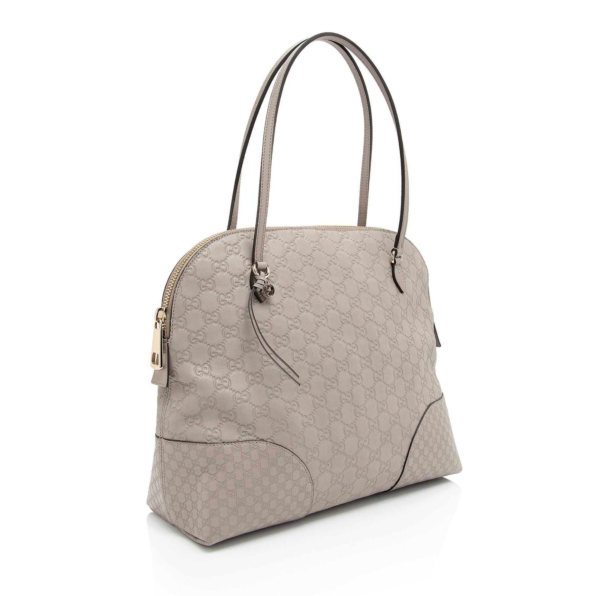 Gucci Guccissima Bree SHF-qXXyCM Leather Grey Small Shoulder Bag