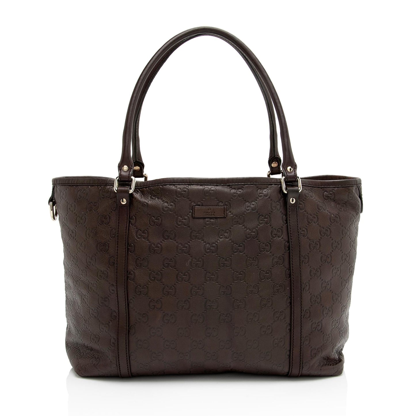 Gucci Guccissima Joy SHF-00VhZA Leather Brown Medium Tote Bag