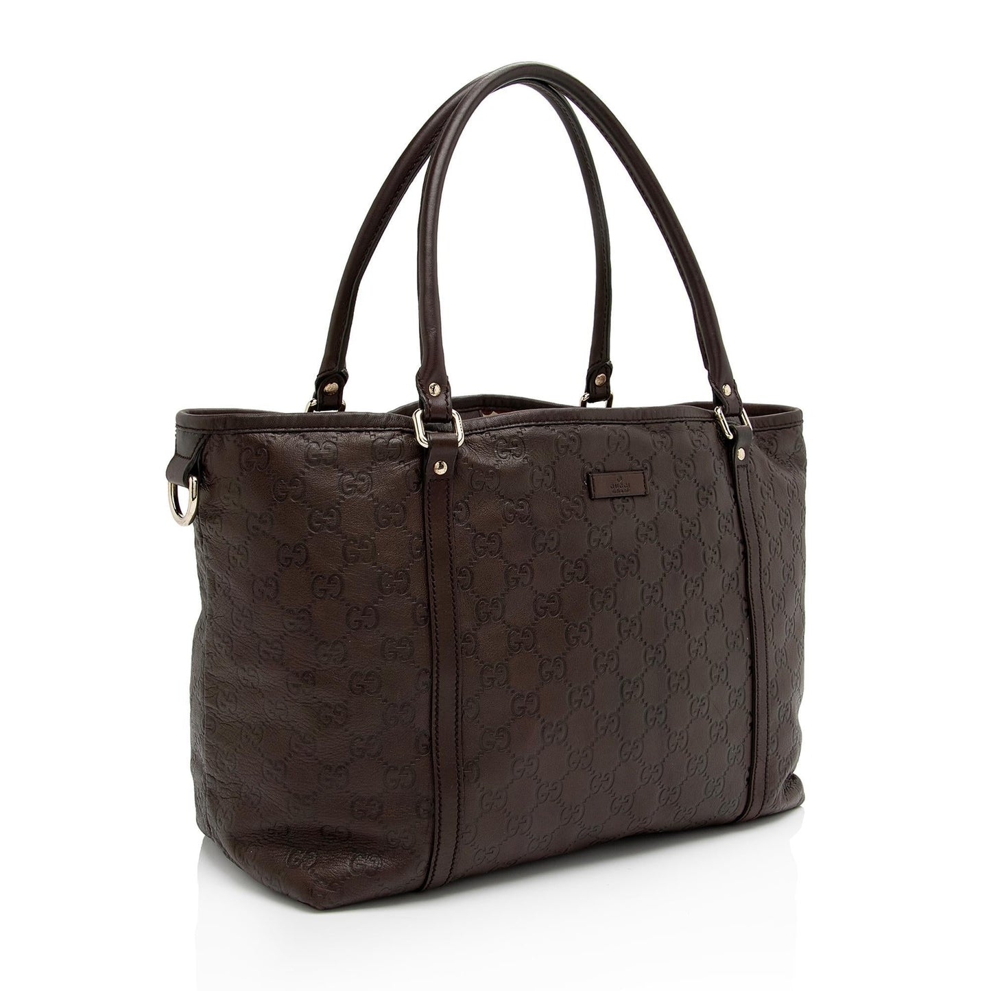 Gucci Guccissima Joy SHF-00VhZA Leather Brown Medium Tote Bag