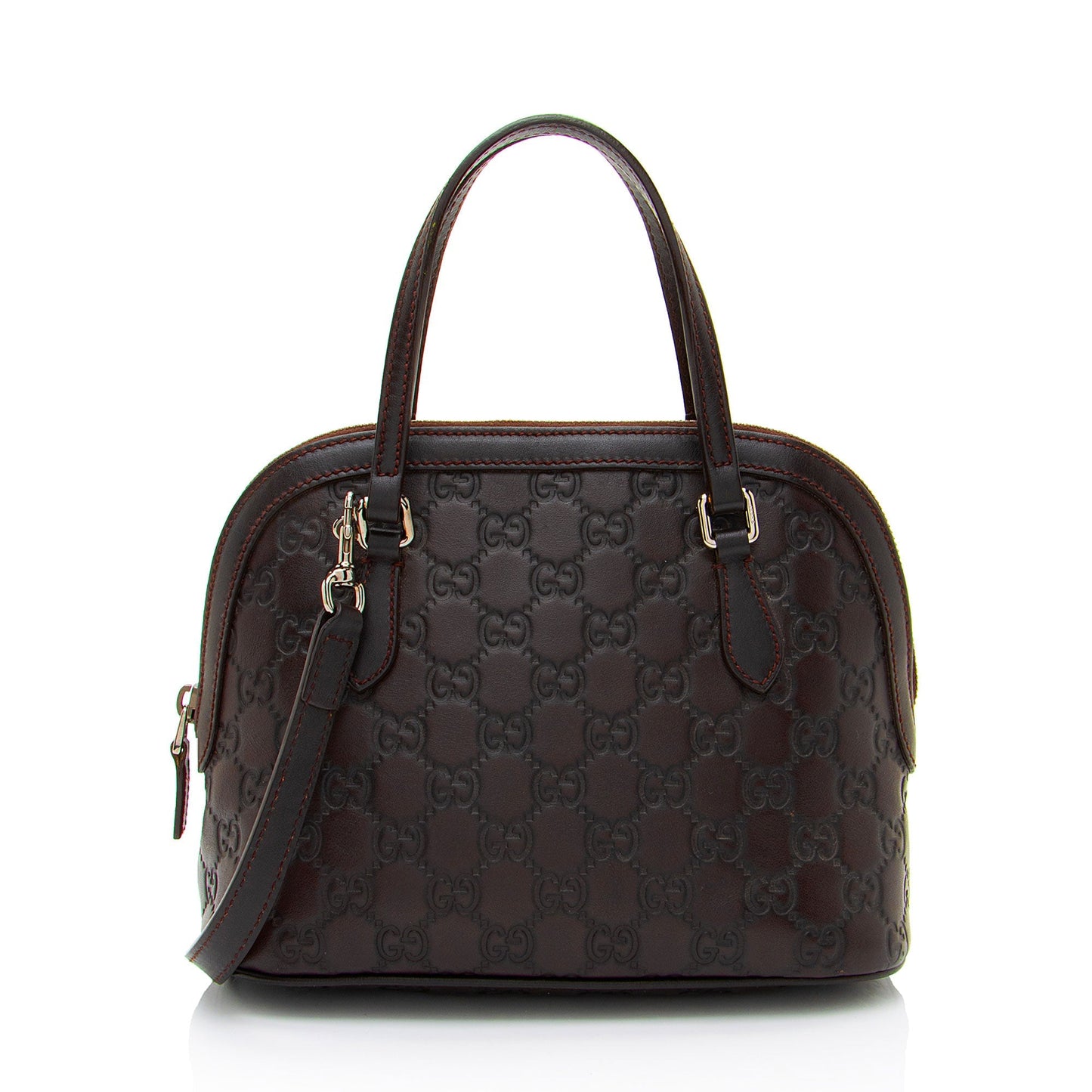 Gucci Guccissima Dome Leather Small Travel Bag