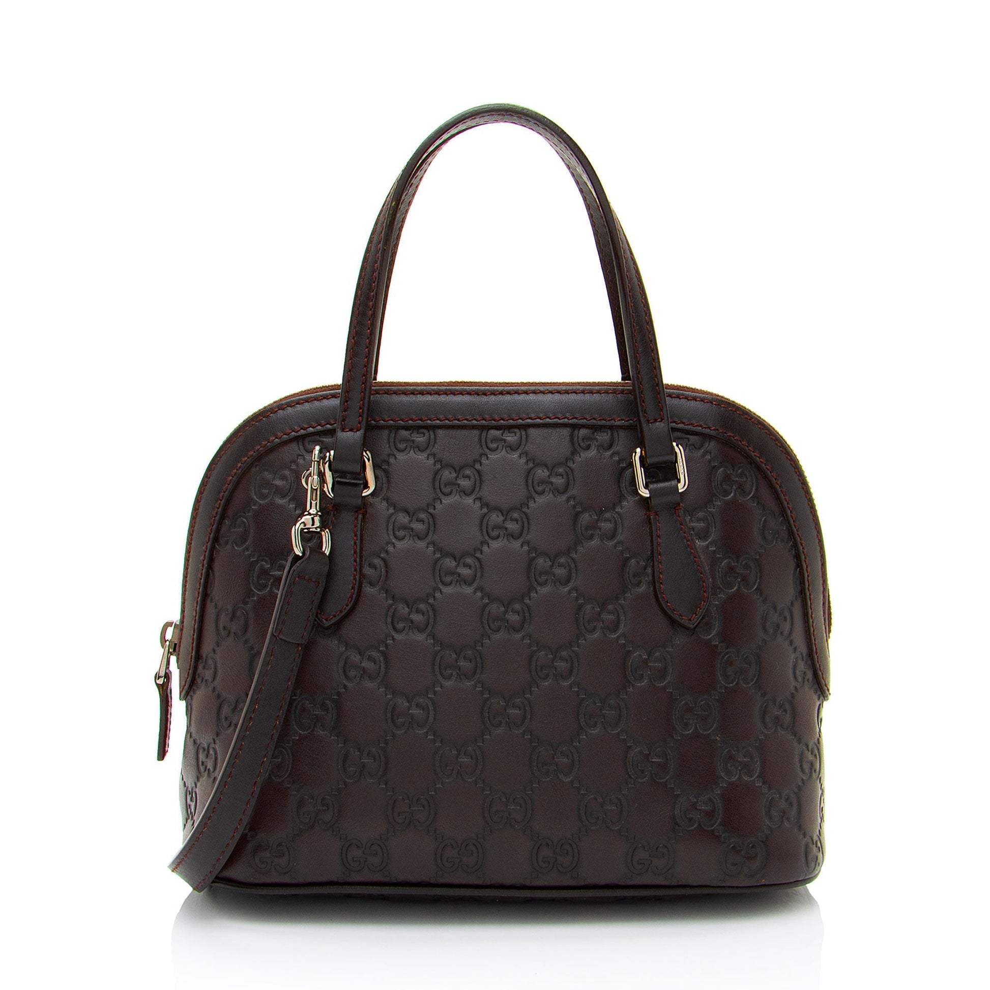 Gucci Guccissima Dome Leather Small Travel Bag