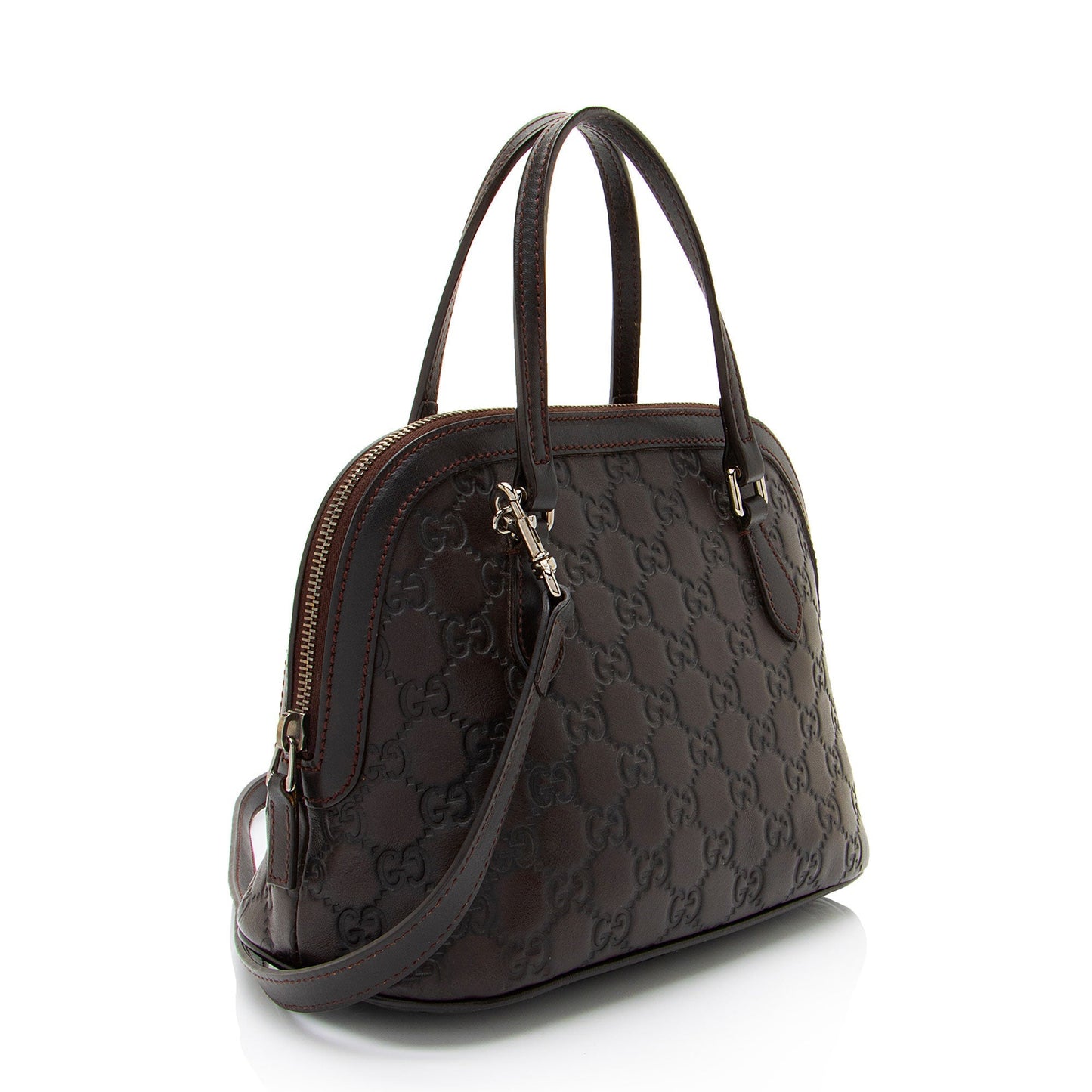 Gucci Guccissima Dome Leather Small Travel Bag