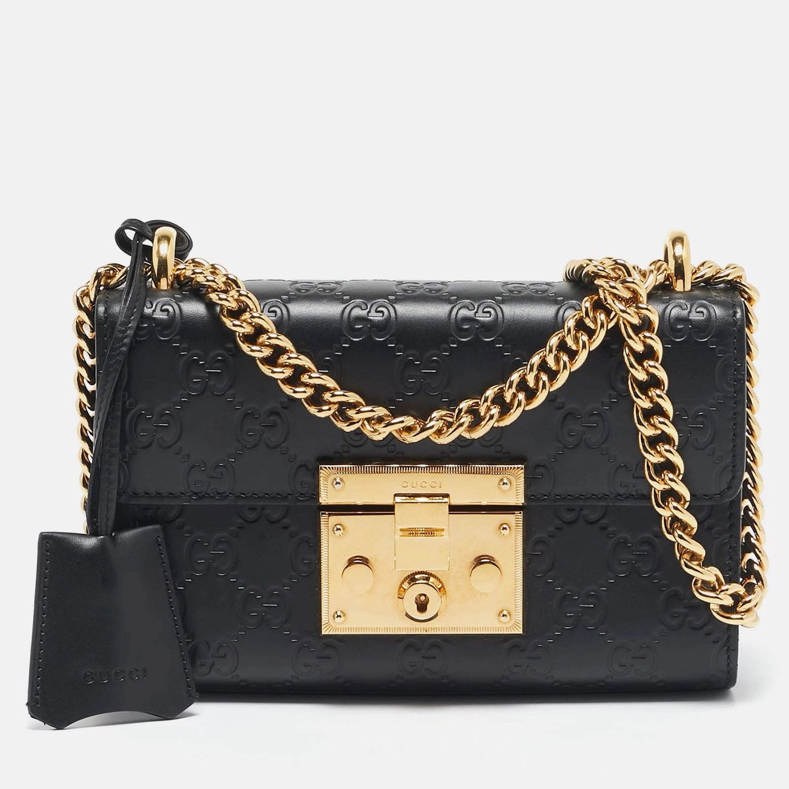 Gucci PADLOCK Leather Small Shoulder Bag