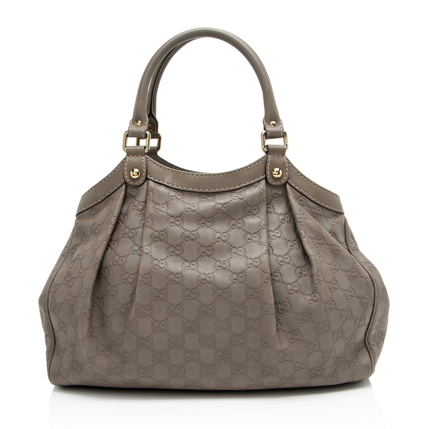 Gucci Guccissima Sukey Leather Beige Medium Tote Bag