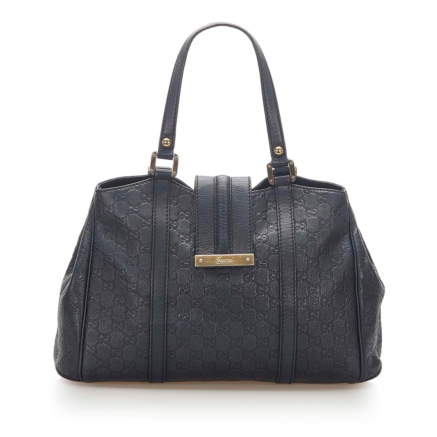 Gucci Guccissima SHG Leather Calf Black Tote Bag