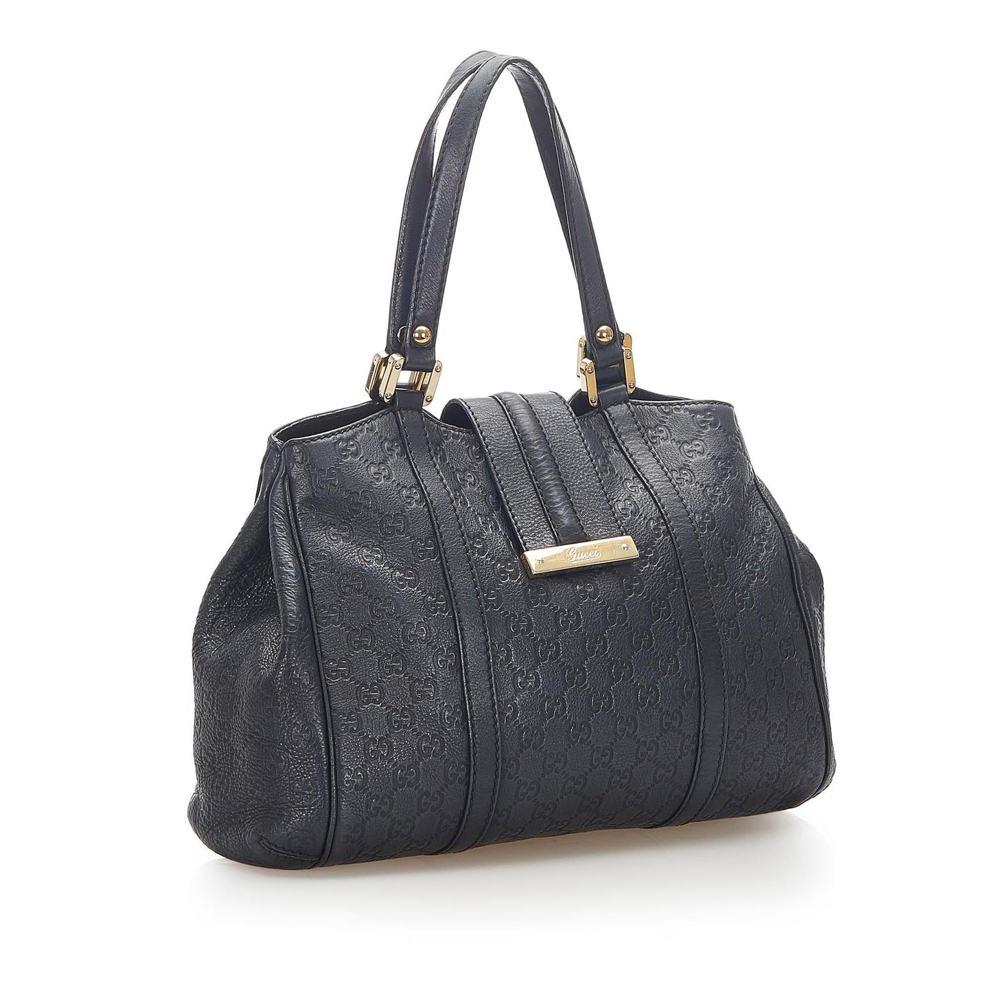 Gucci Guccissima SHG Leather Calf Black Tote Bag