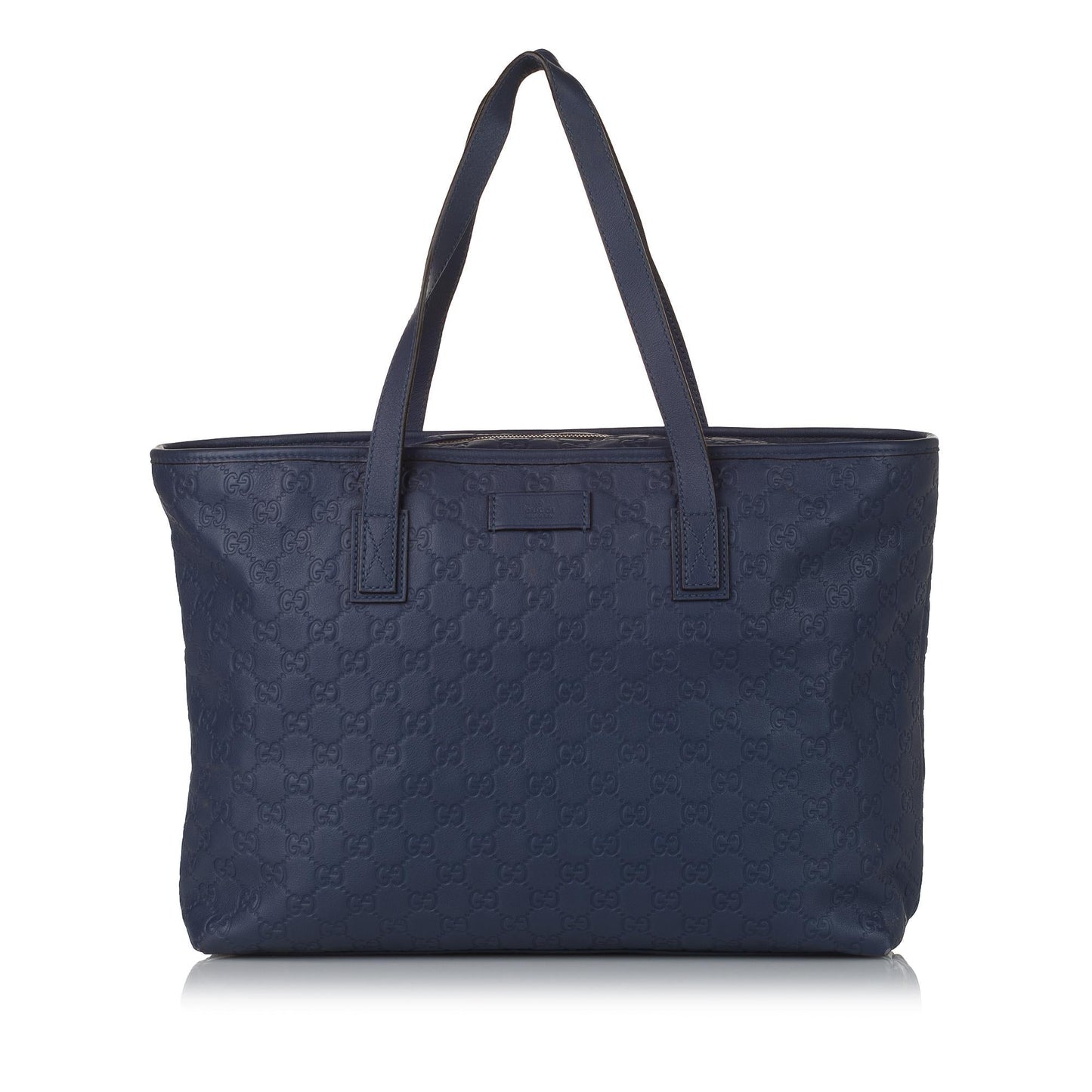 Gucci Guccissima SHG Leather Calf Blue Tote Bag