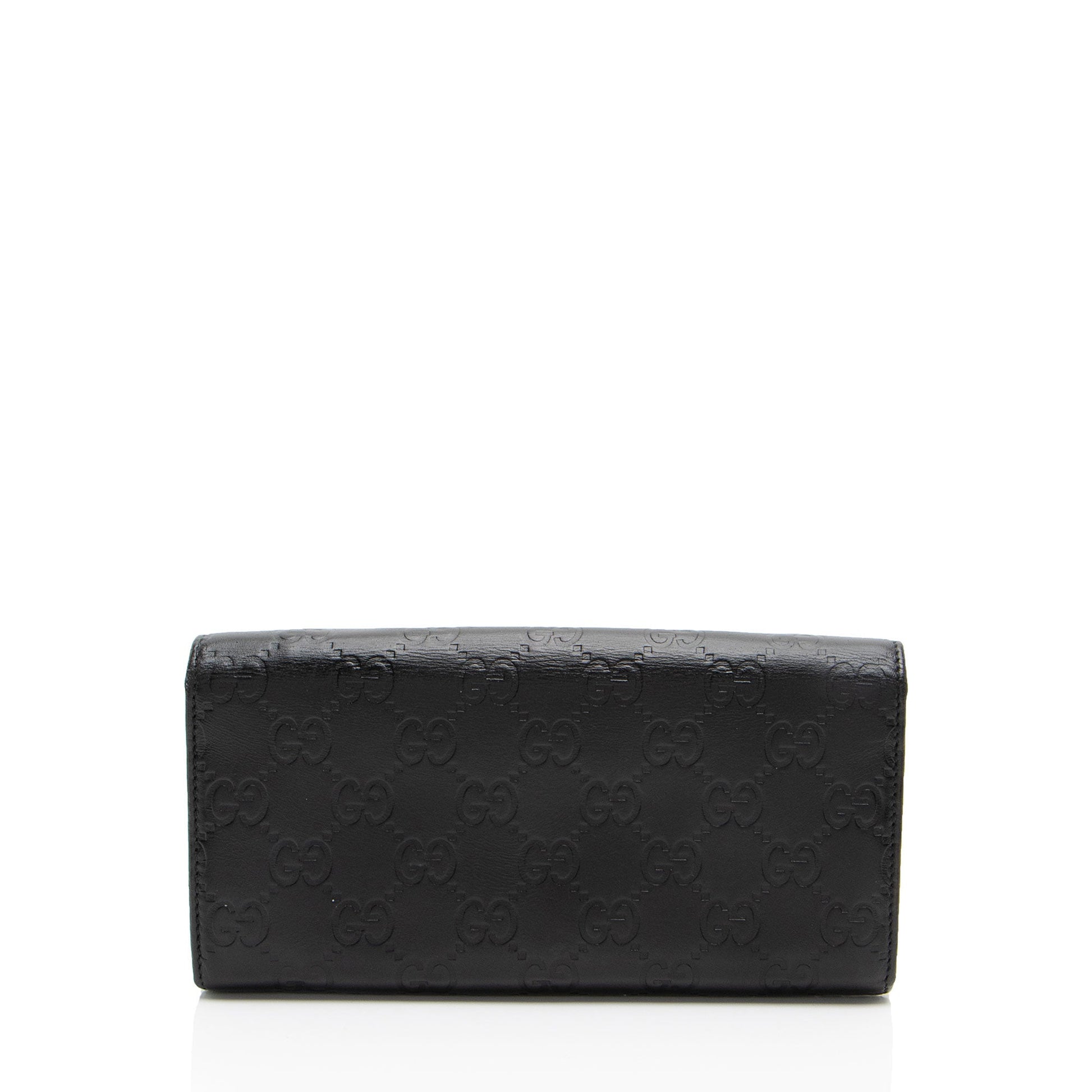 Gucci Guccissima Wallet on SHF-7tUszV Leather Black Chain Shoulder Bag