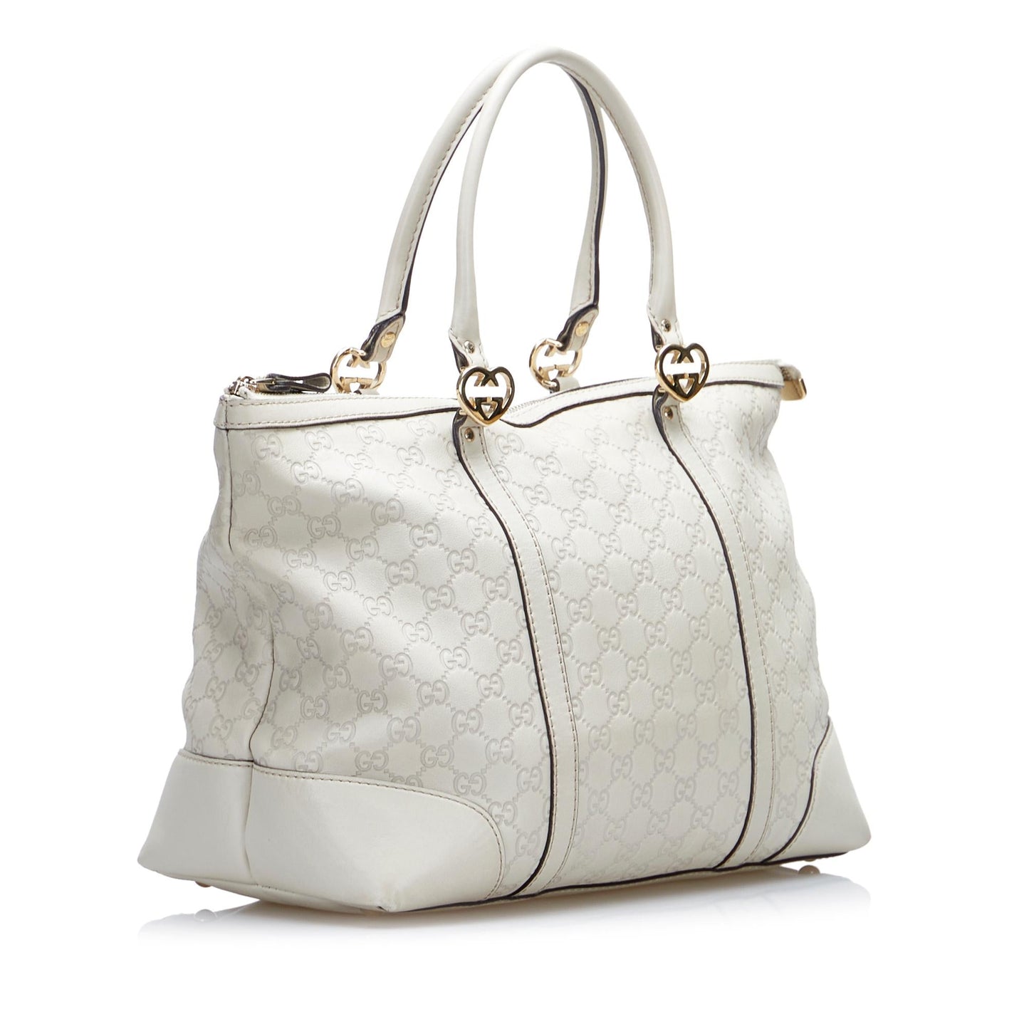 Gucci Guccissima Lovely SHG-vfnguE Calf White Tote Bag