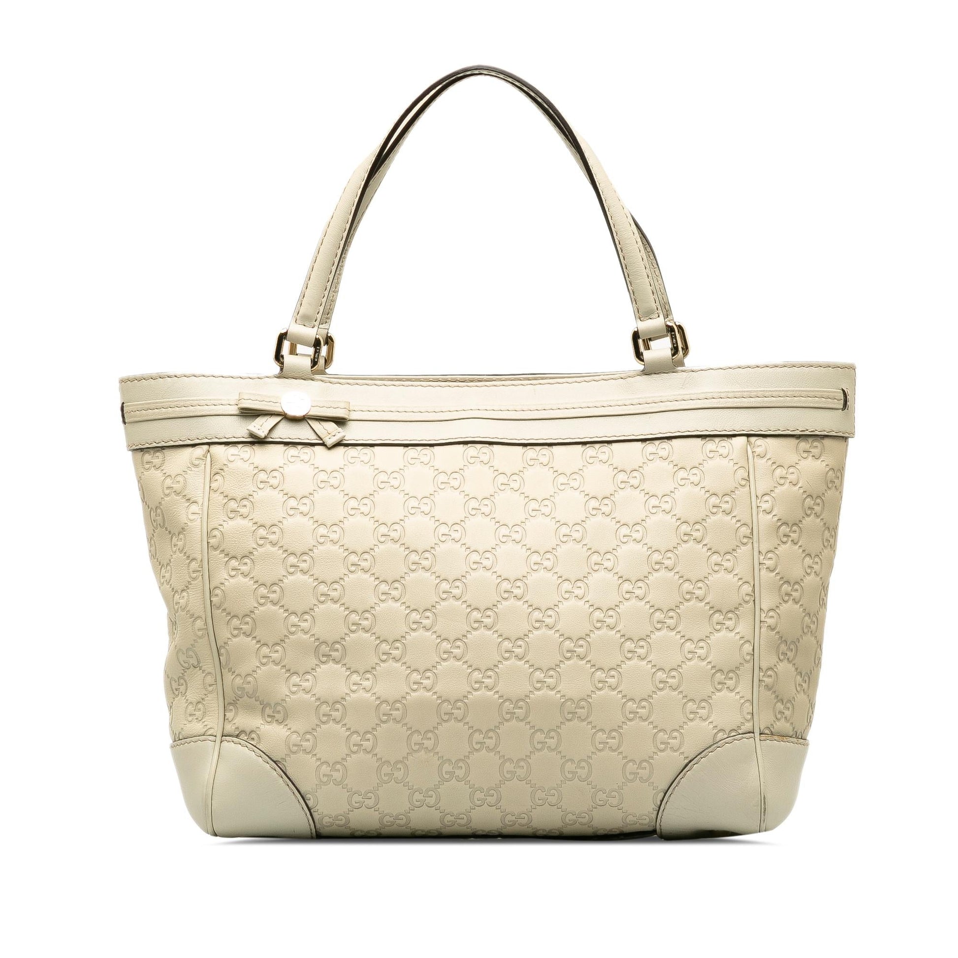 Gucci Guccissima Mayfair SHG-UUzCgj Calf White Shoulder Bag