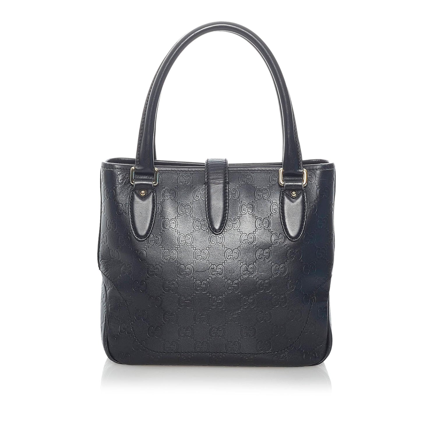 Gucci Guccissima New Jackie SHG Calf Black Satchel Bag