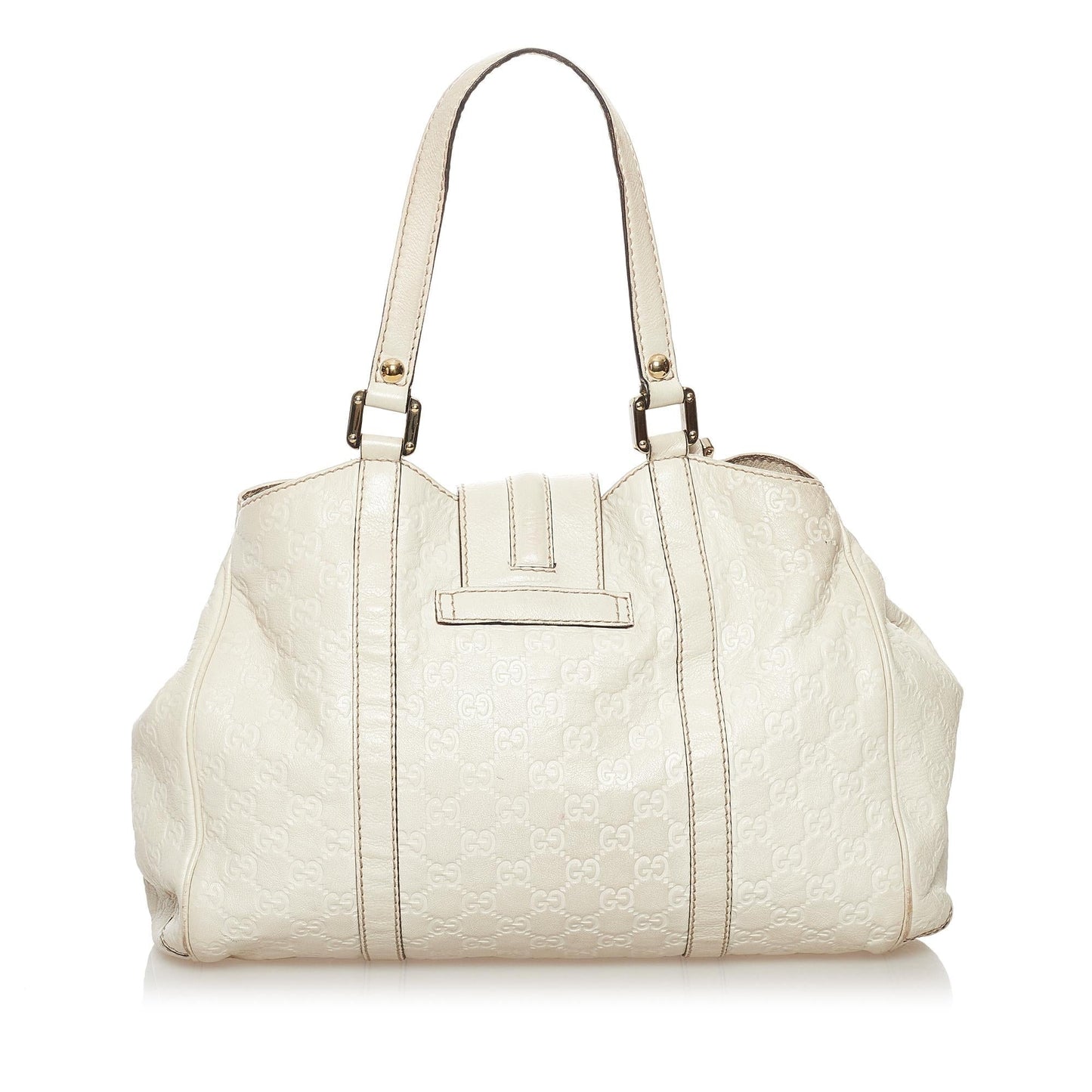 Gucci Guccissima New Ladies SHG Calf White Shoulder Bag