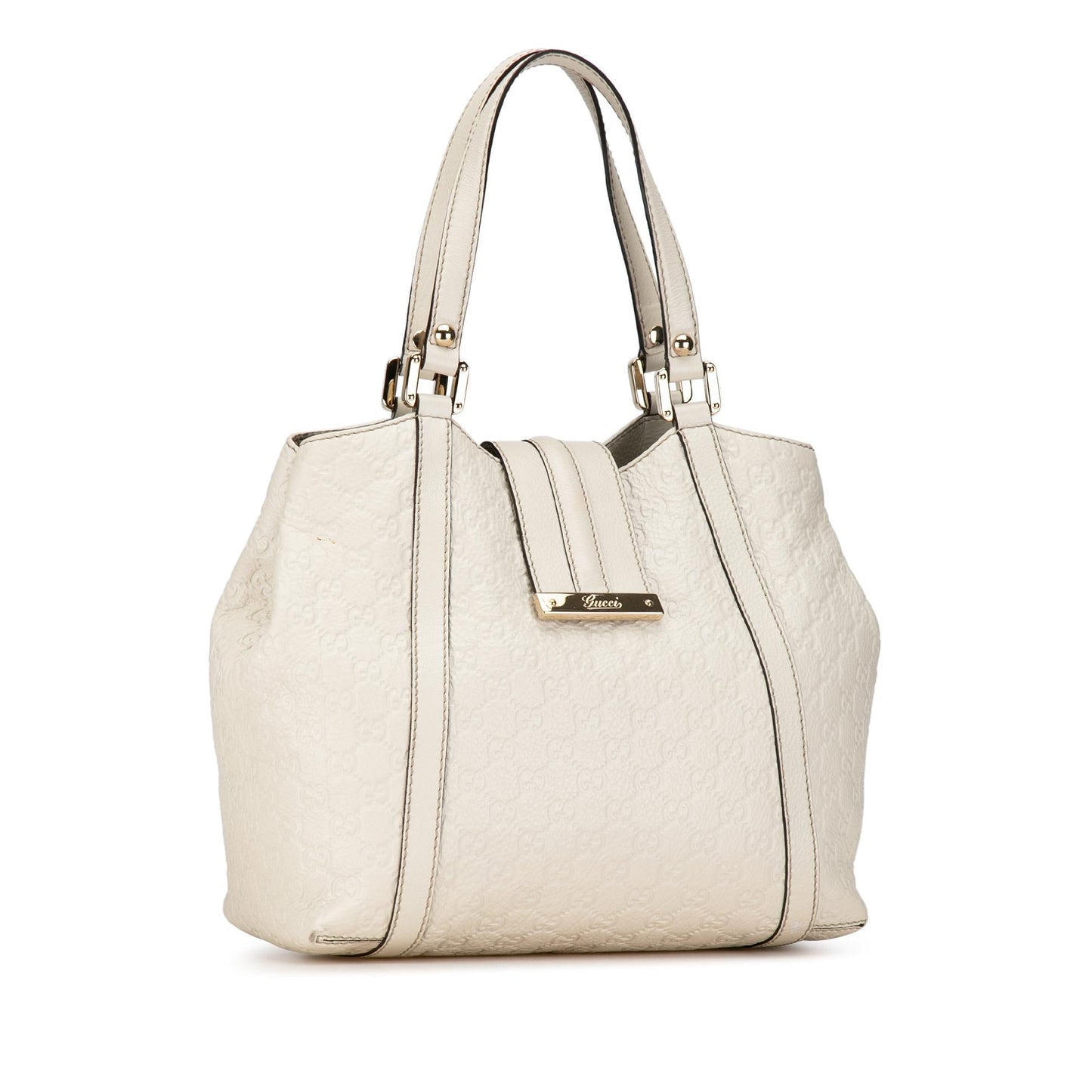 Gucci Guccissima New Ladies SHG-rSfgCC Calf White Tote Bag