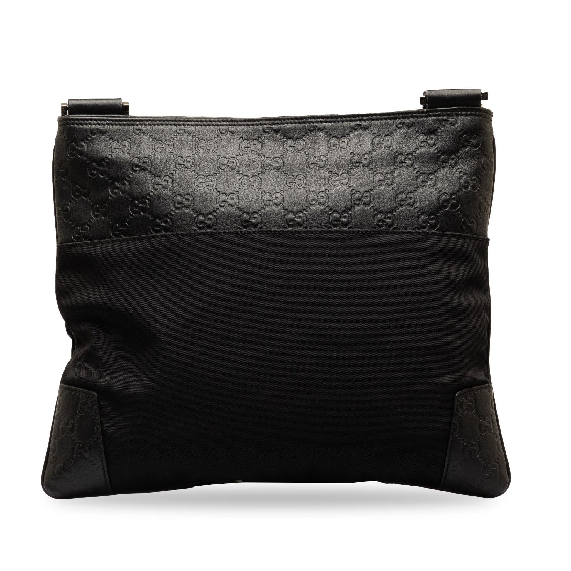 Gucci Guccissima SHG-MY6YZn Nylon Black Crossbody Bag